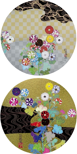 Takashi Murakami - [set of 2] Kōrin Flowers and Water/ The Golden Age: Kōrin - Kansei
