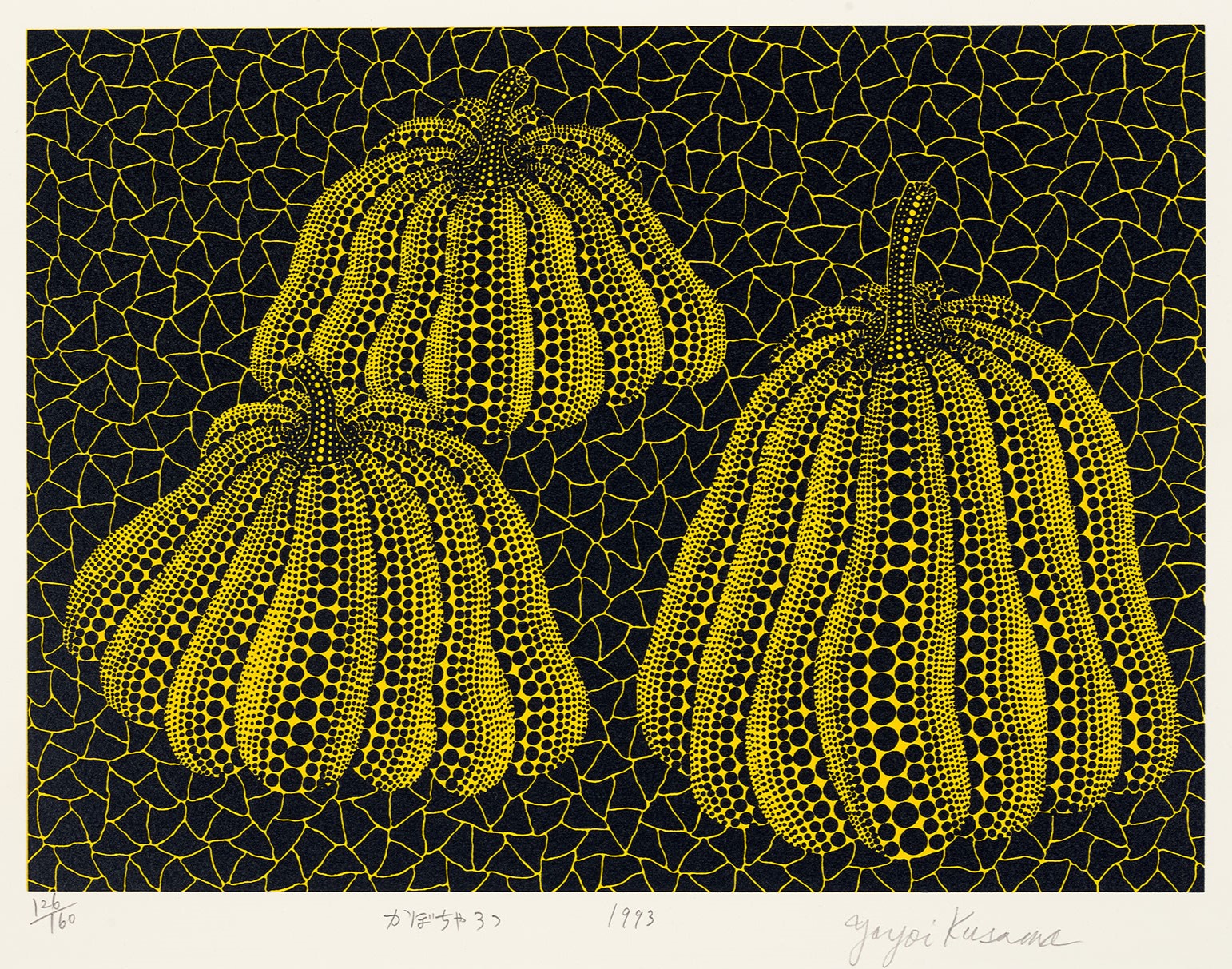 Yayoi Kusama - Three Pumpkins (K. 186)