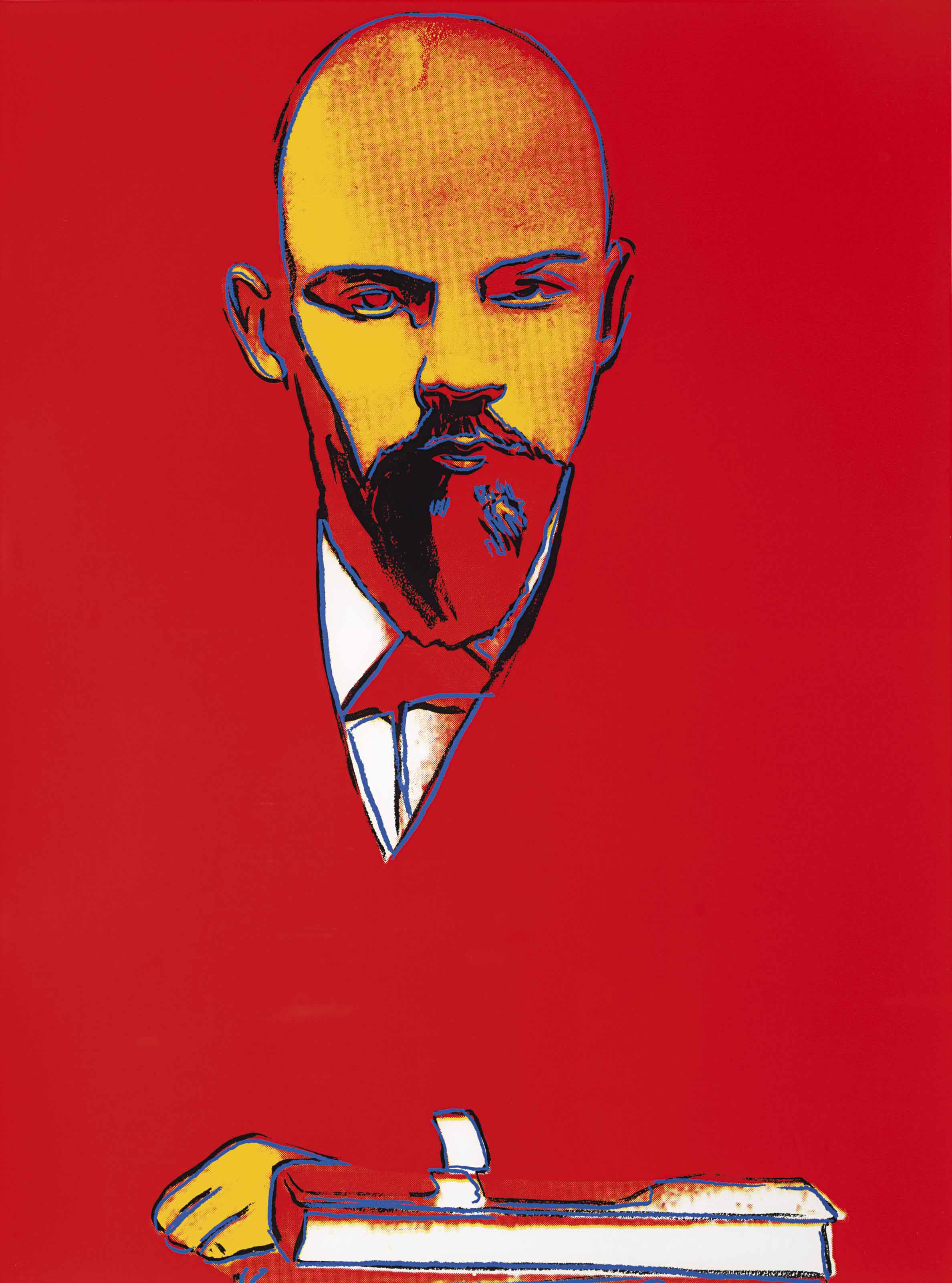Andy Warhol - Red Lenin