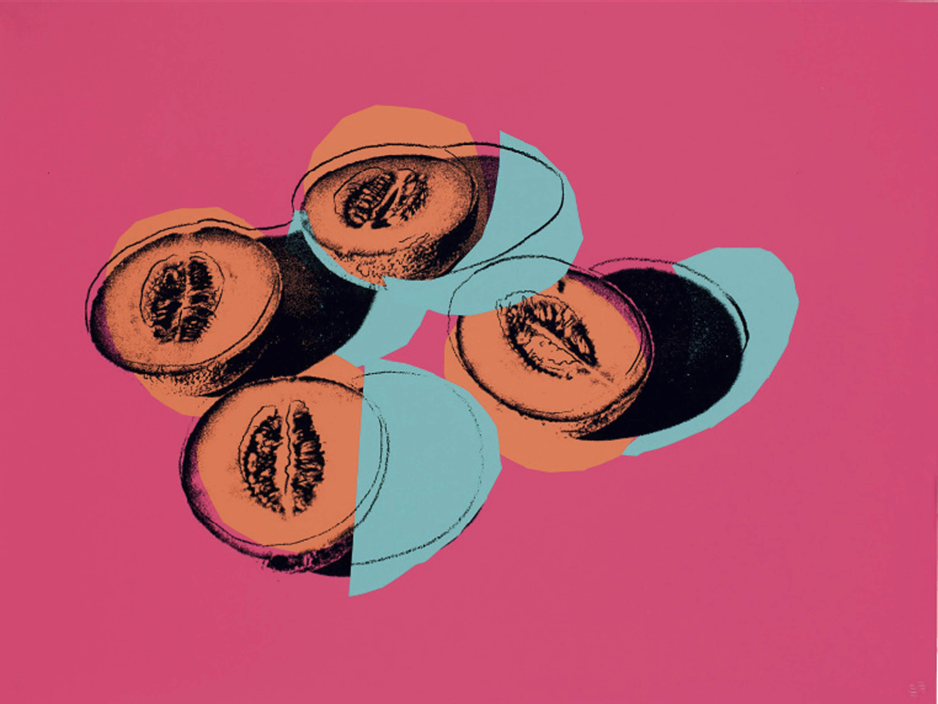 Andy Warhol - Cantaloupes II, from Space Fruit: Still Lifes