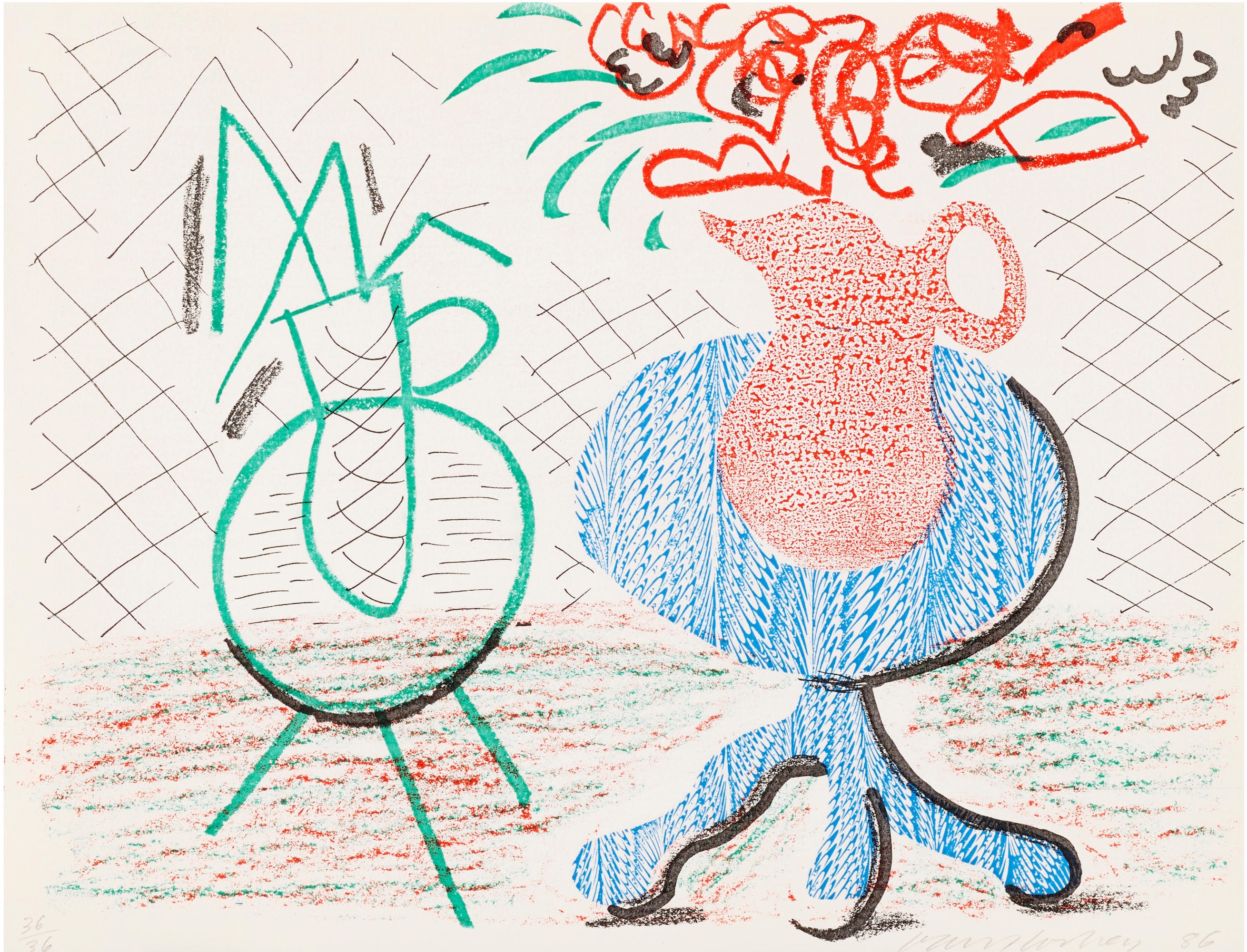 David Hockney - Jug on Table