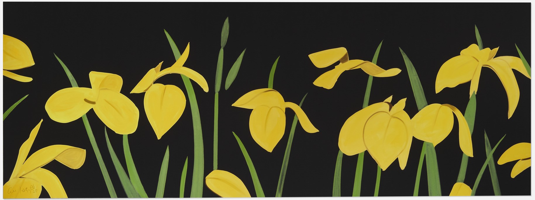 Alex Katz - Yellow Flags 2