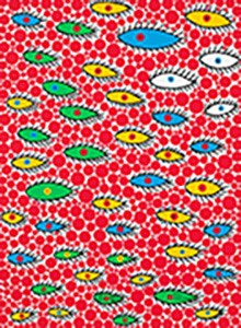 Yayoi Kusama - Eyes Flying in the Sky (Kusama 354)