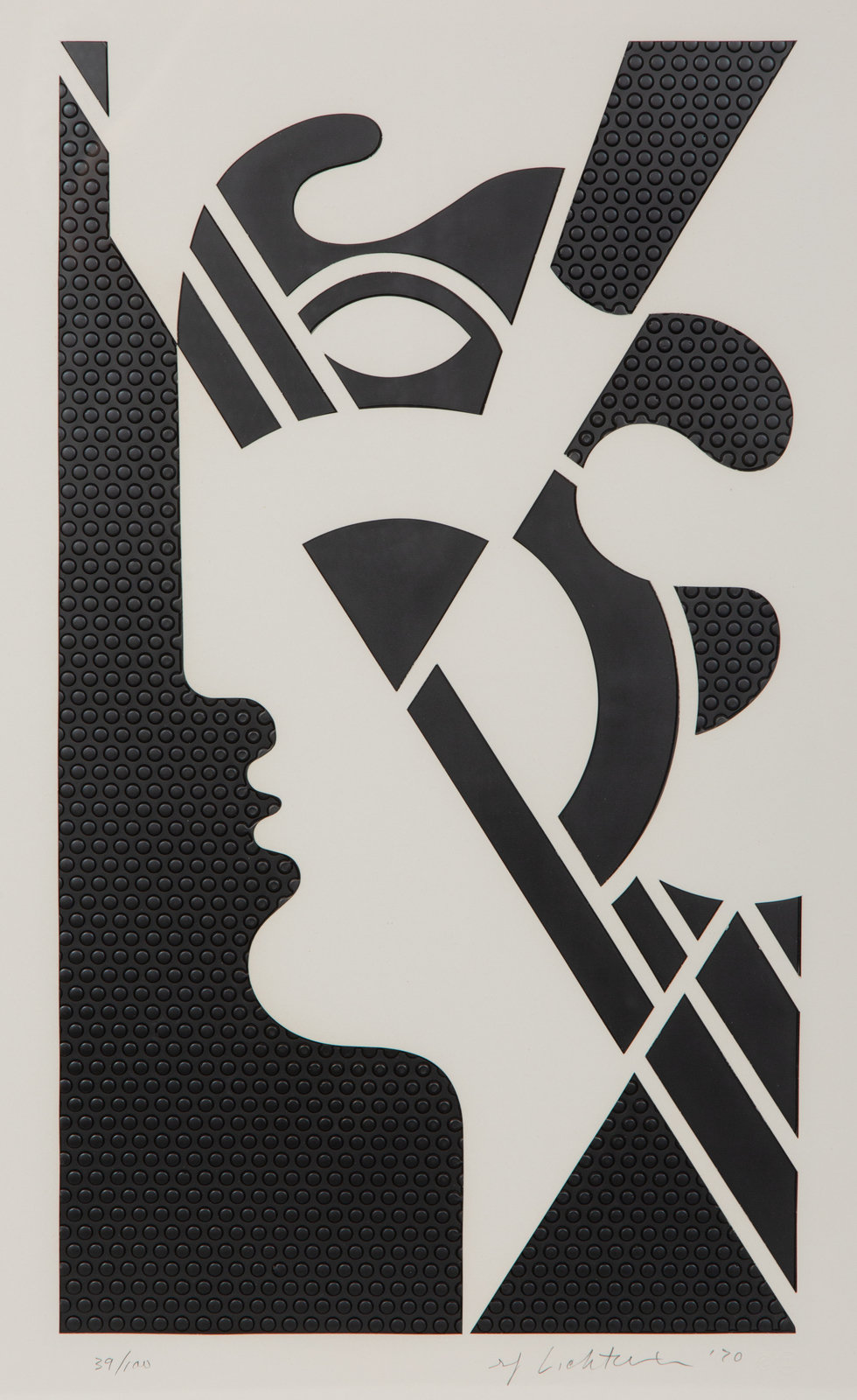 Roy Lichtenstein - Modern Head #5