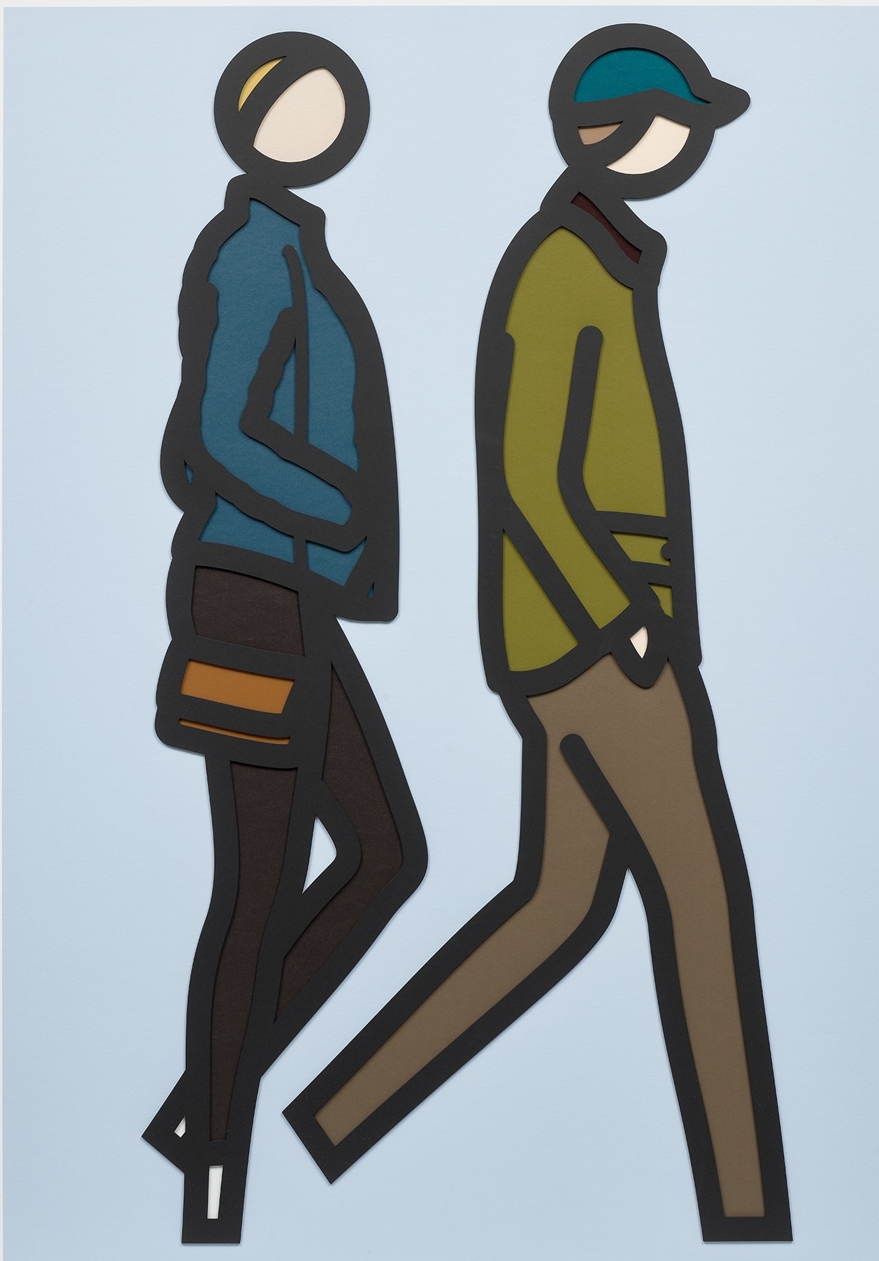 Julian Opie - New York Couple 4, from New York Couples