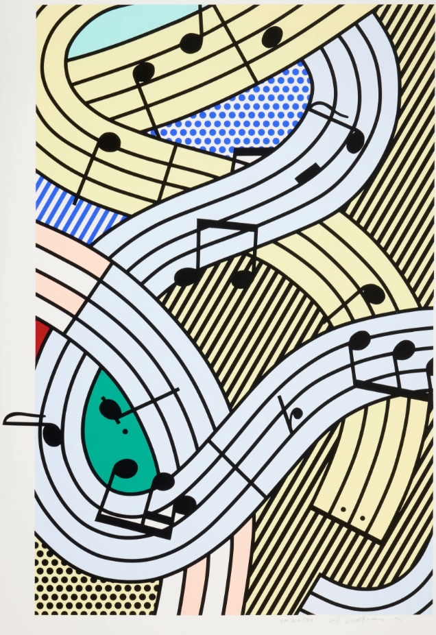 Roy Lichtenstein - Composition III