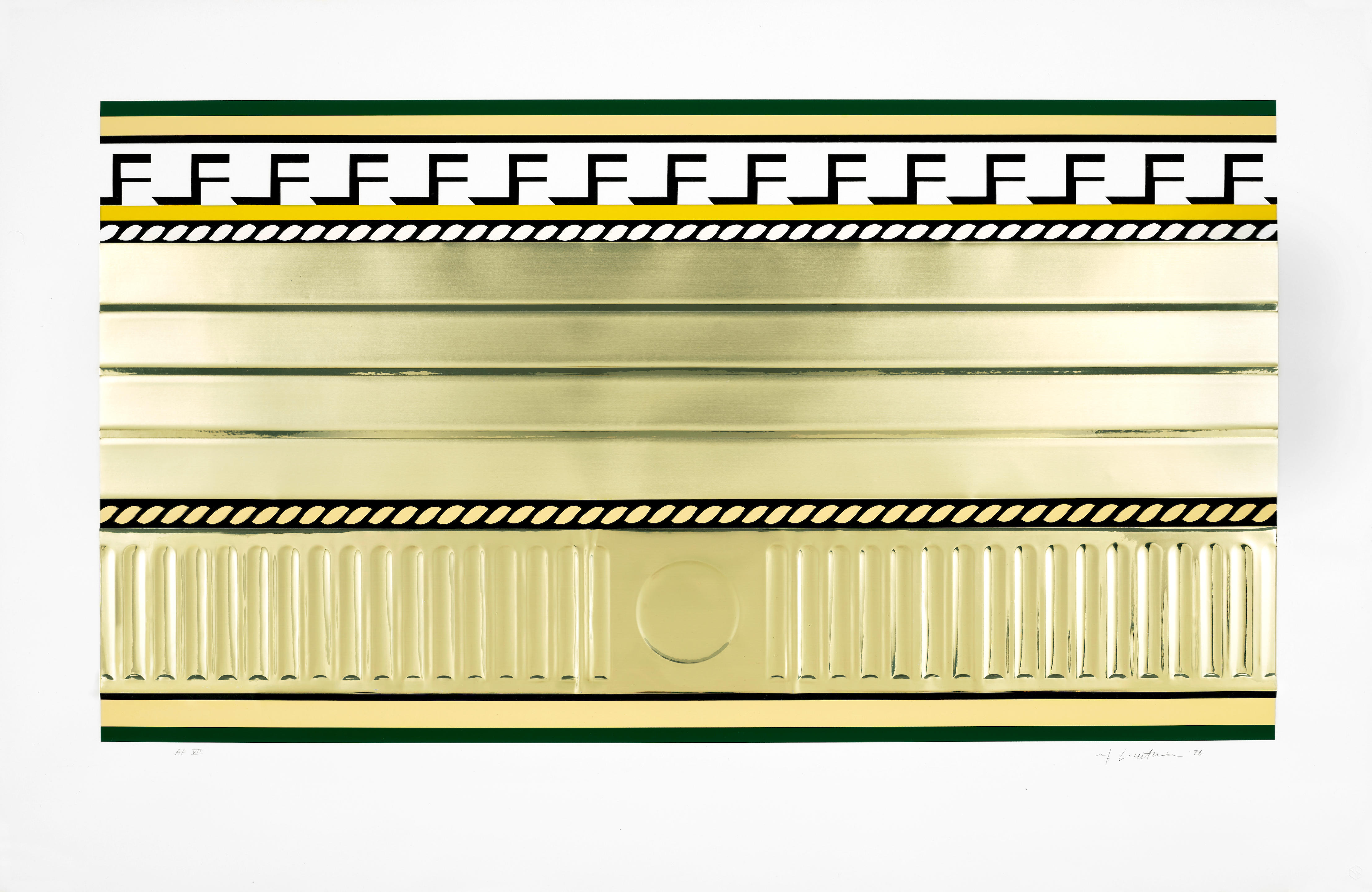 Roy Lichtenstein - Entablature V, from Entablature Series (Corlett 142)