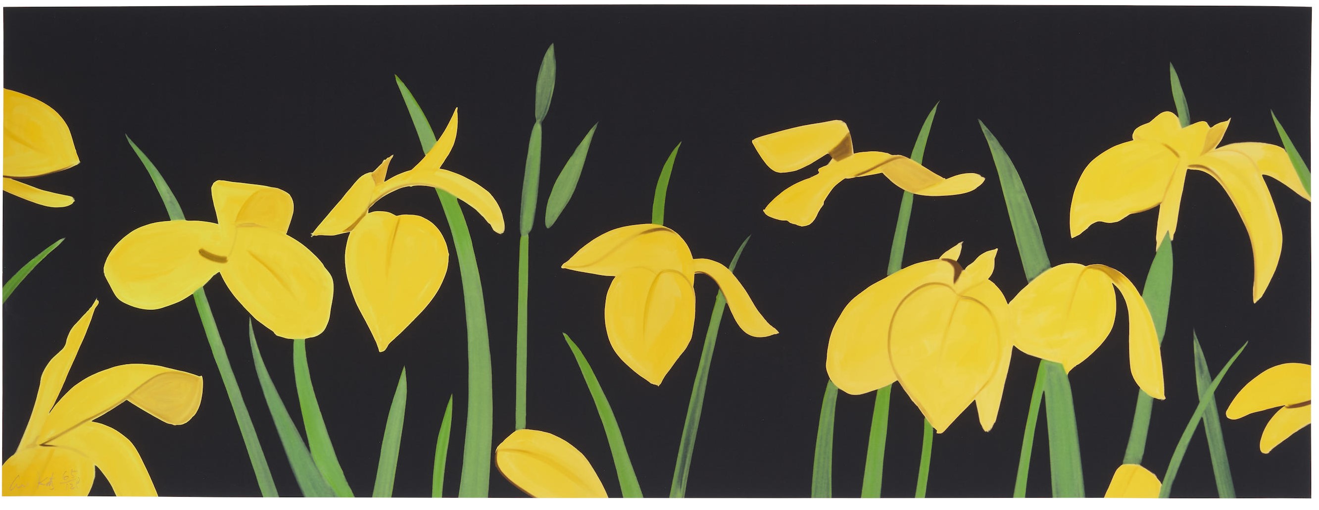 Alex Katz - Yellow Flags 2