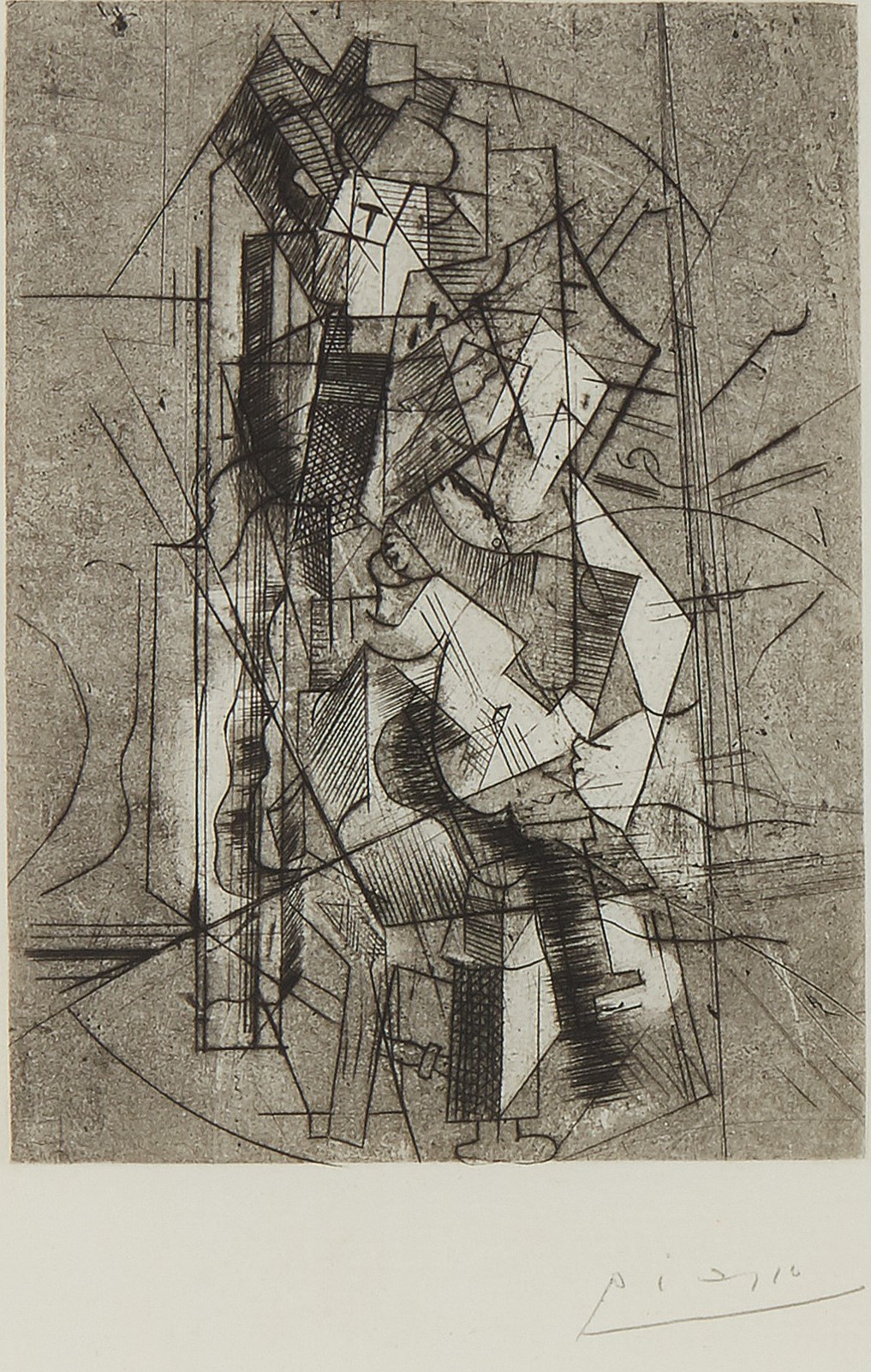 Pablo Picasso - L’Homme à la guitare (B. 30; Ba. 51)