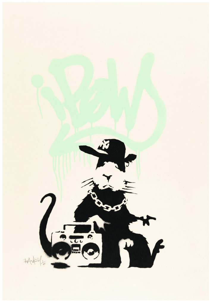 Banksy - GANGSTA RAT