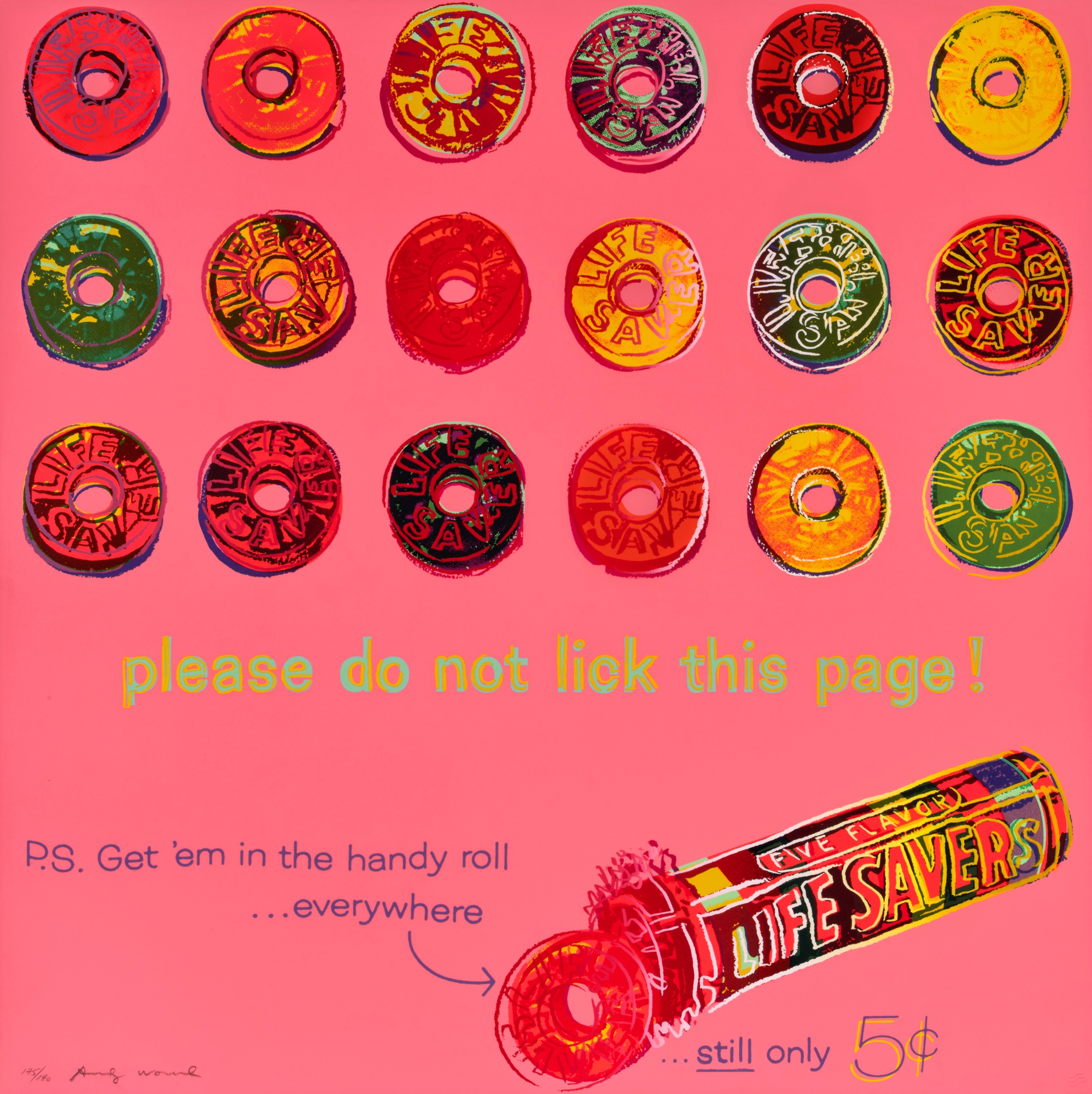 Andy Warhol - Lifesavers, from Ads (Feldman & Schellmann II.353)
