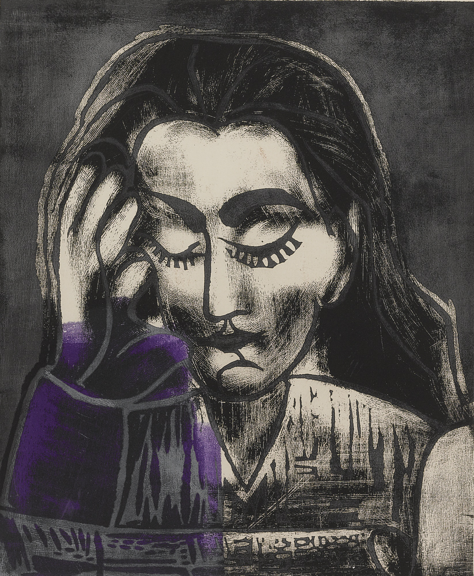 Pablo Picasso - Jacqueline lisant
