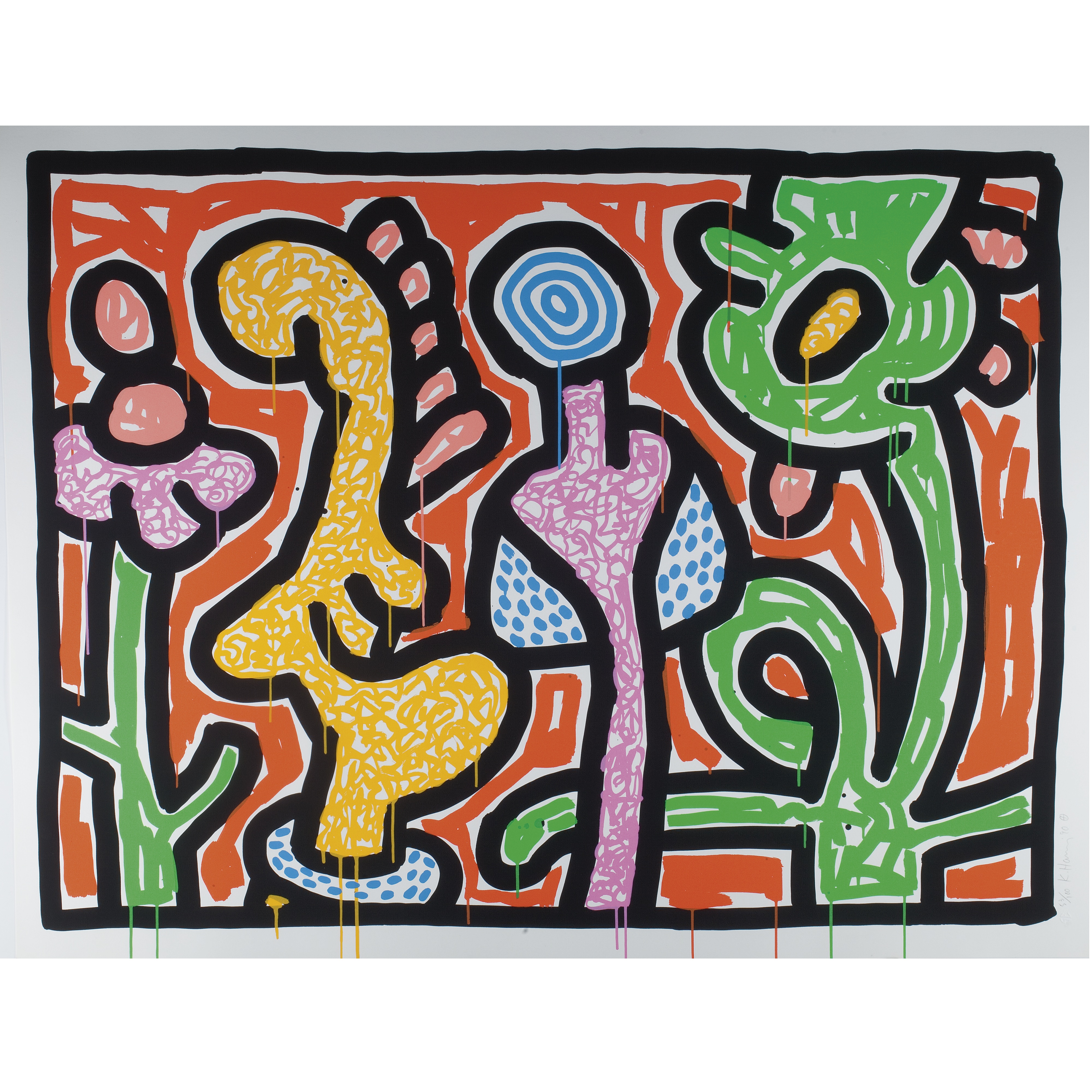 Keith Haring - Flowers