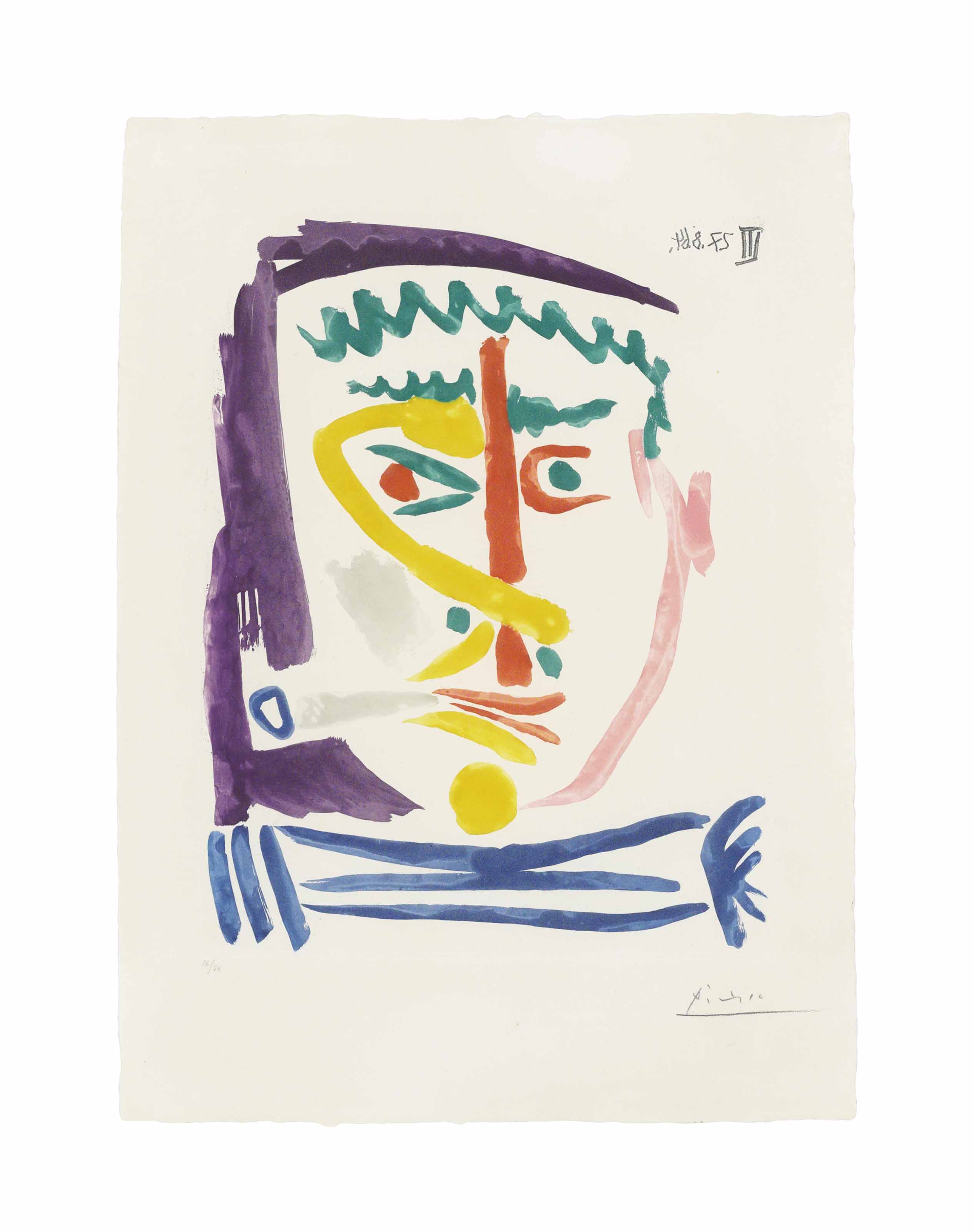 Pablo Picasso - Fumer III