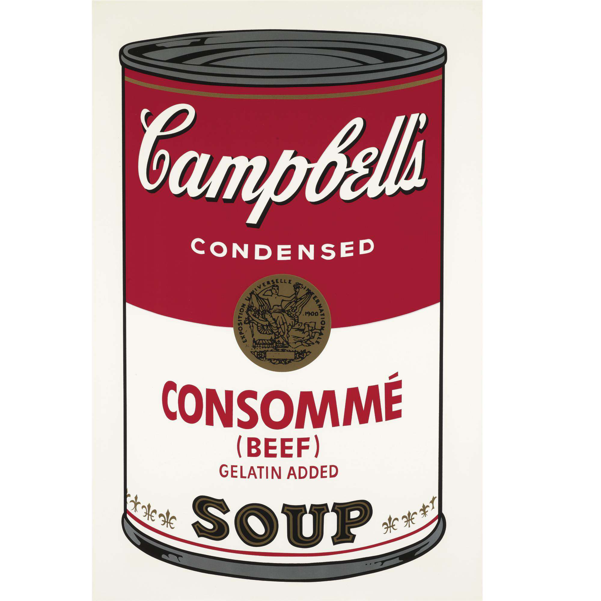 Andy Warhol - CAMPBELL'S SOUP I: CONSOMME (BEEF) (F. & S. II. 52)