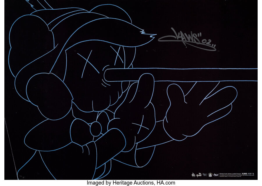KAWS - Pinocchio Poster (Elms Lesters invite from 2002)