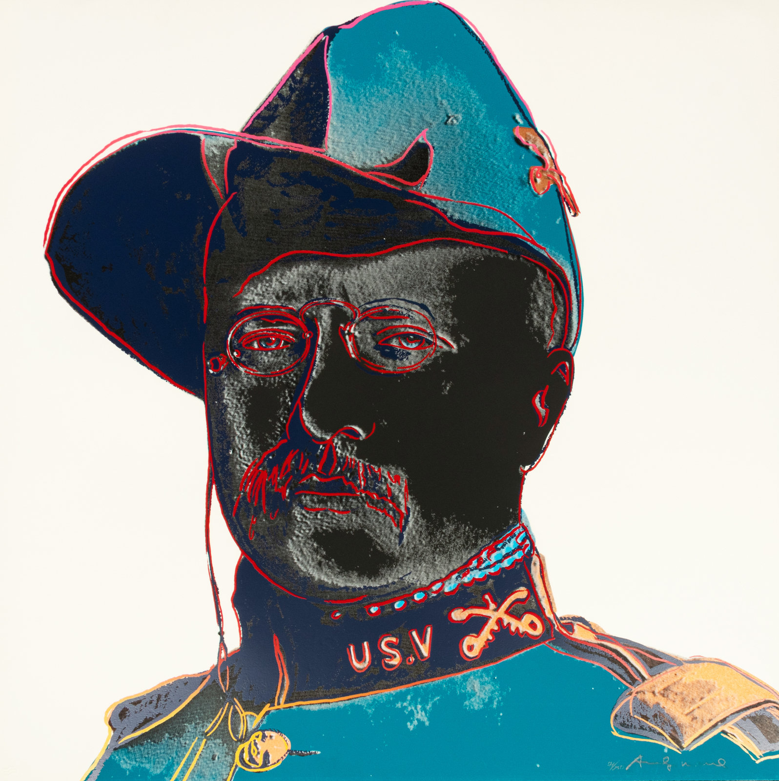 Andy Warhol - Teddy Roosevelt