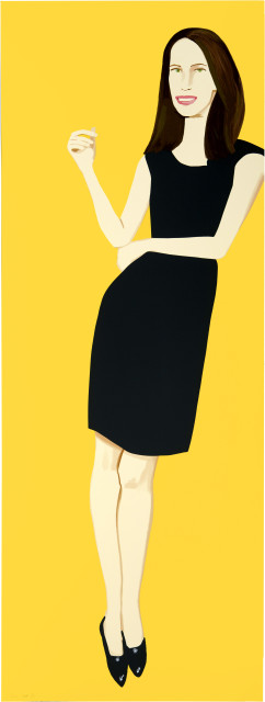 Alex Katz - Black Dress 9 (Christy)