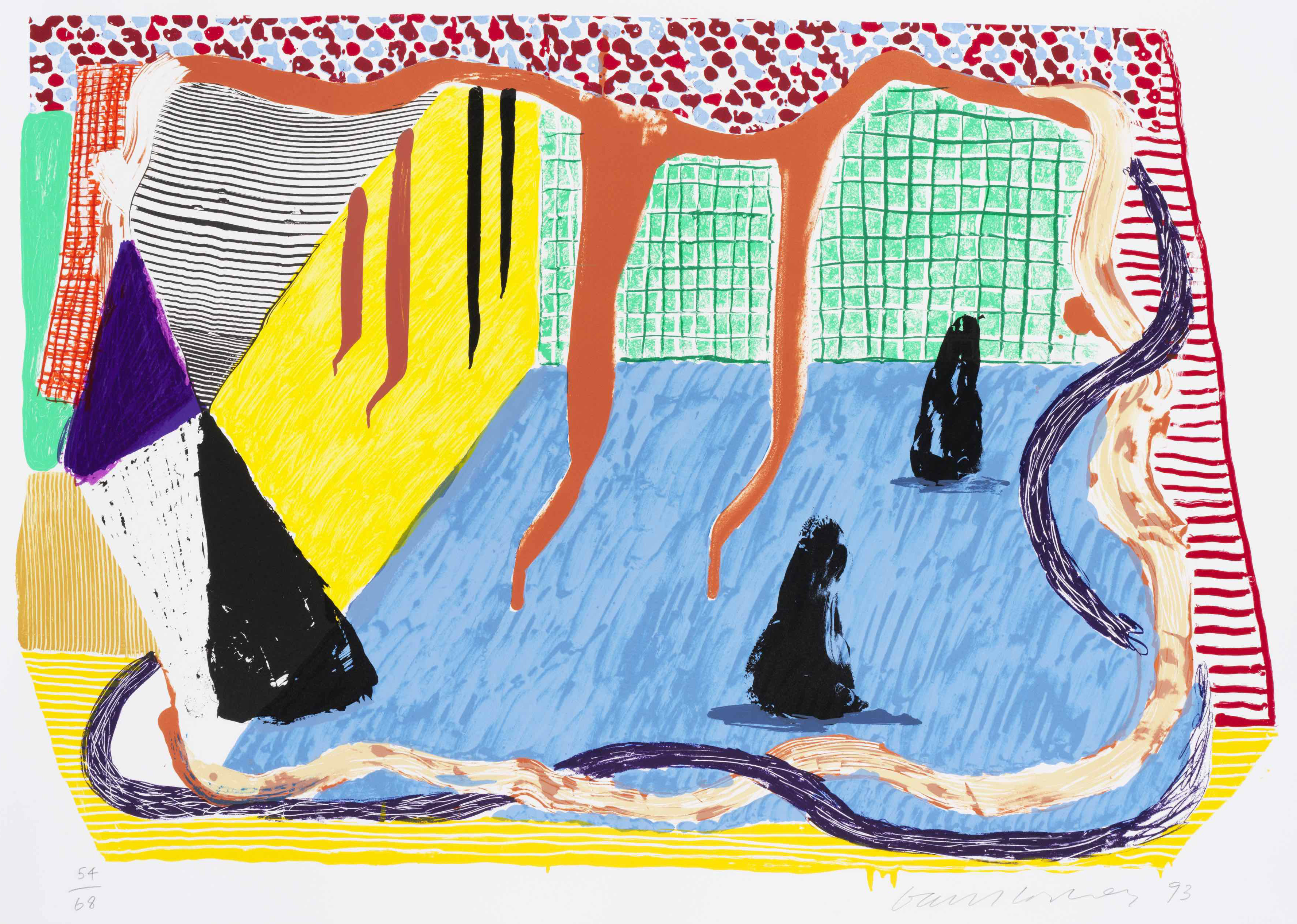 David Hockney - Ink in the Room, 1993