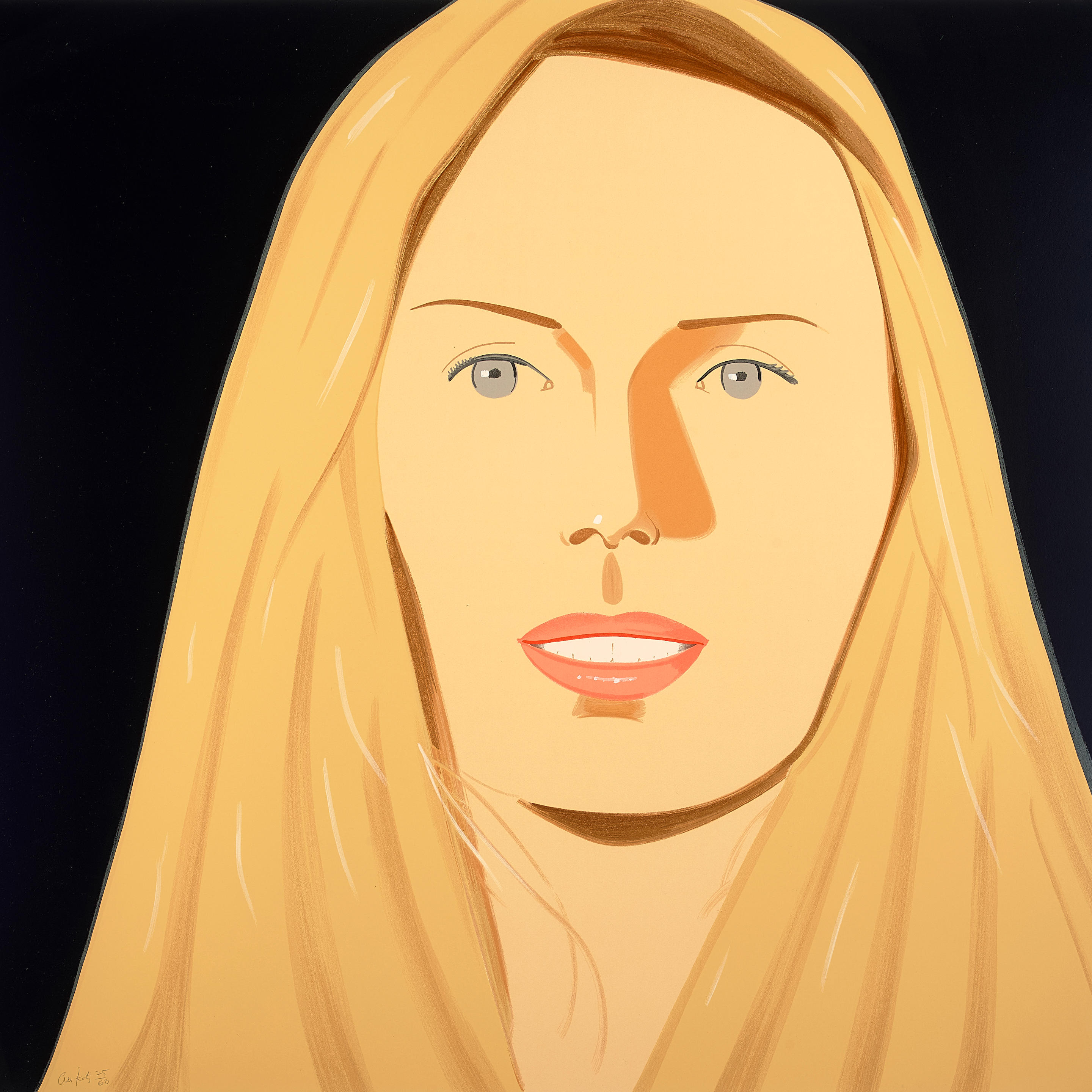 Alex Katz - Sara, from Three Portraits