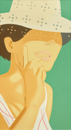 Alex Katz - Straw Hat Vivien