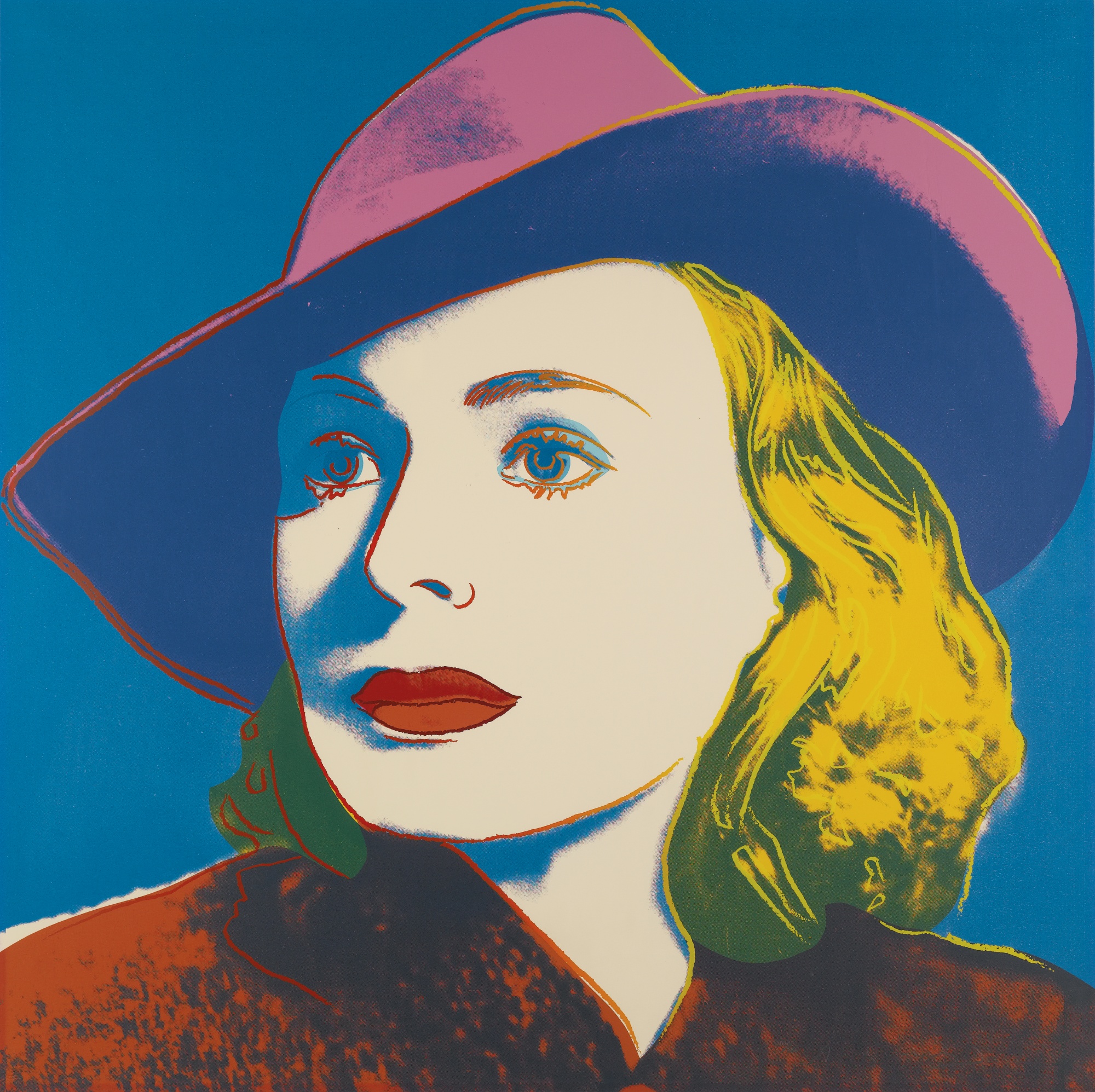 Andy Warhol - Ingrid Bergman with Hat (F. & S. II.315)