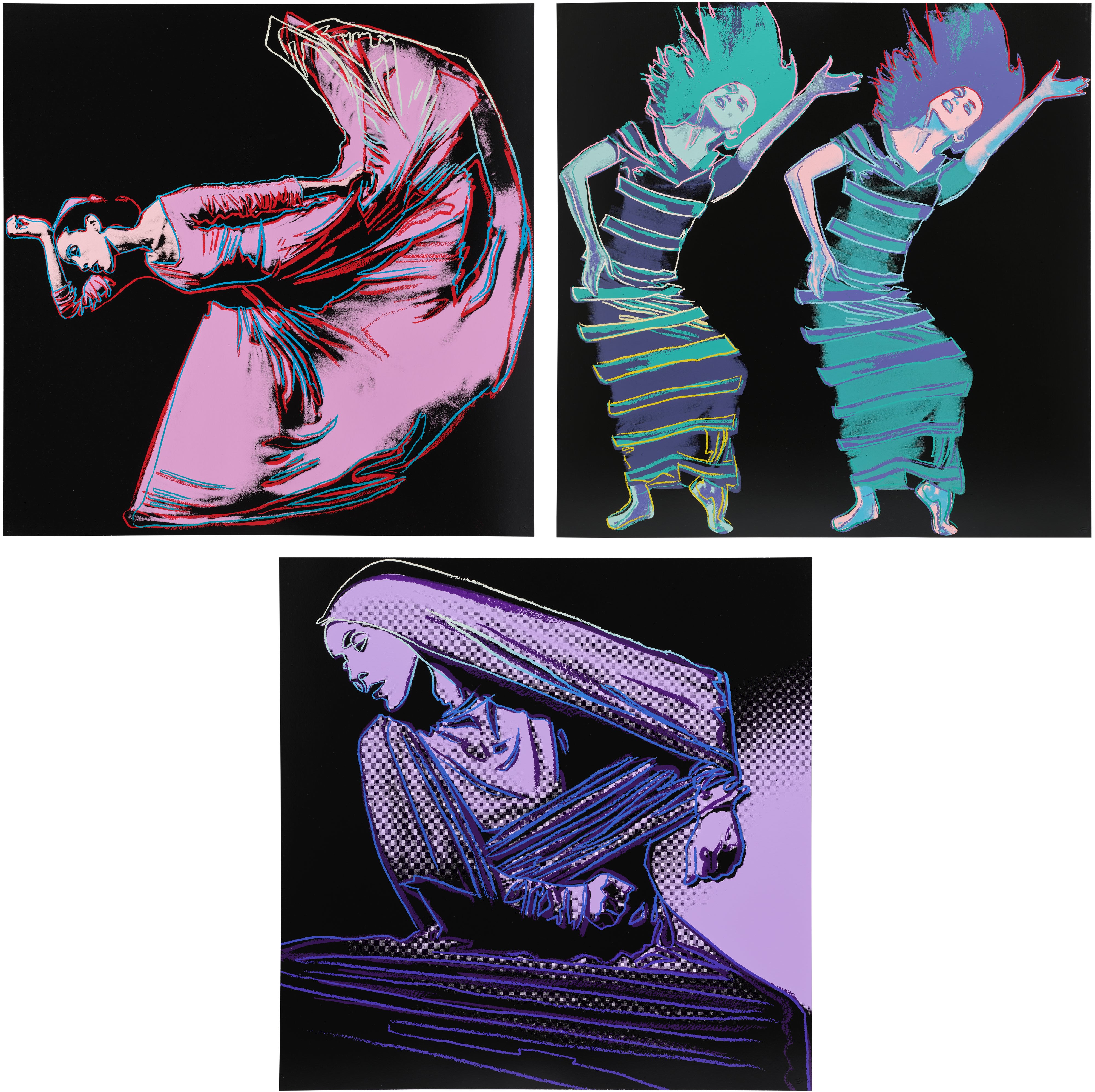 Andy Warhol - Martha Graham (F. & S. 387-389)