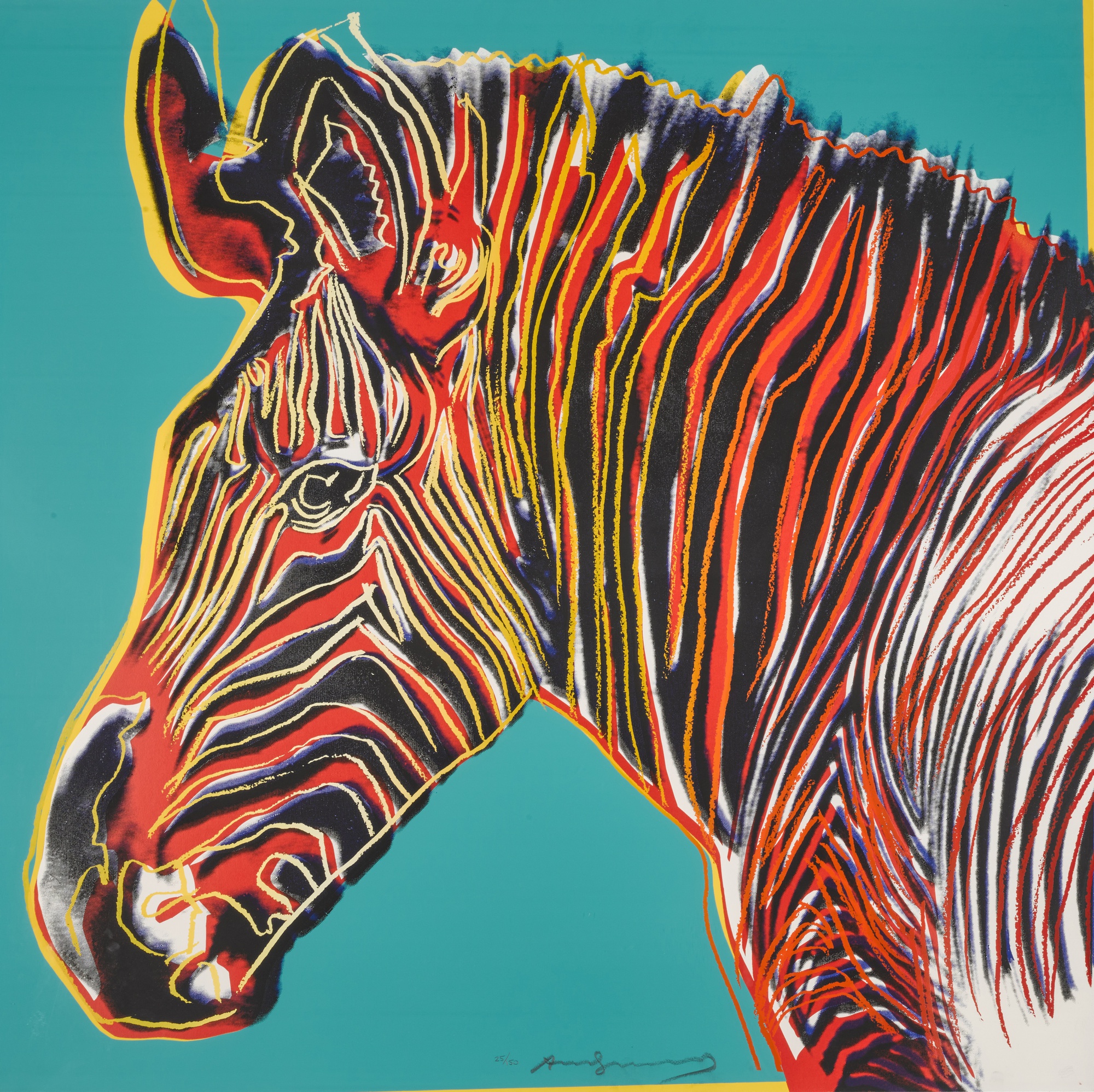 Andy Warhol - Grevy's Zebra (F. & S. II.300)