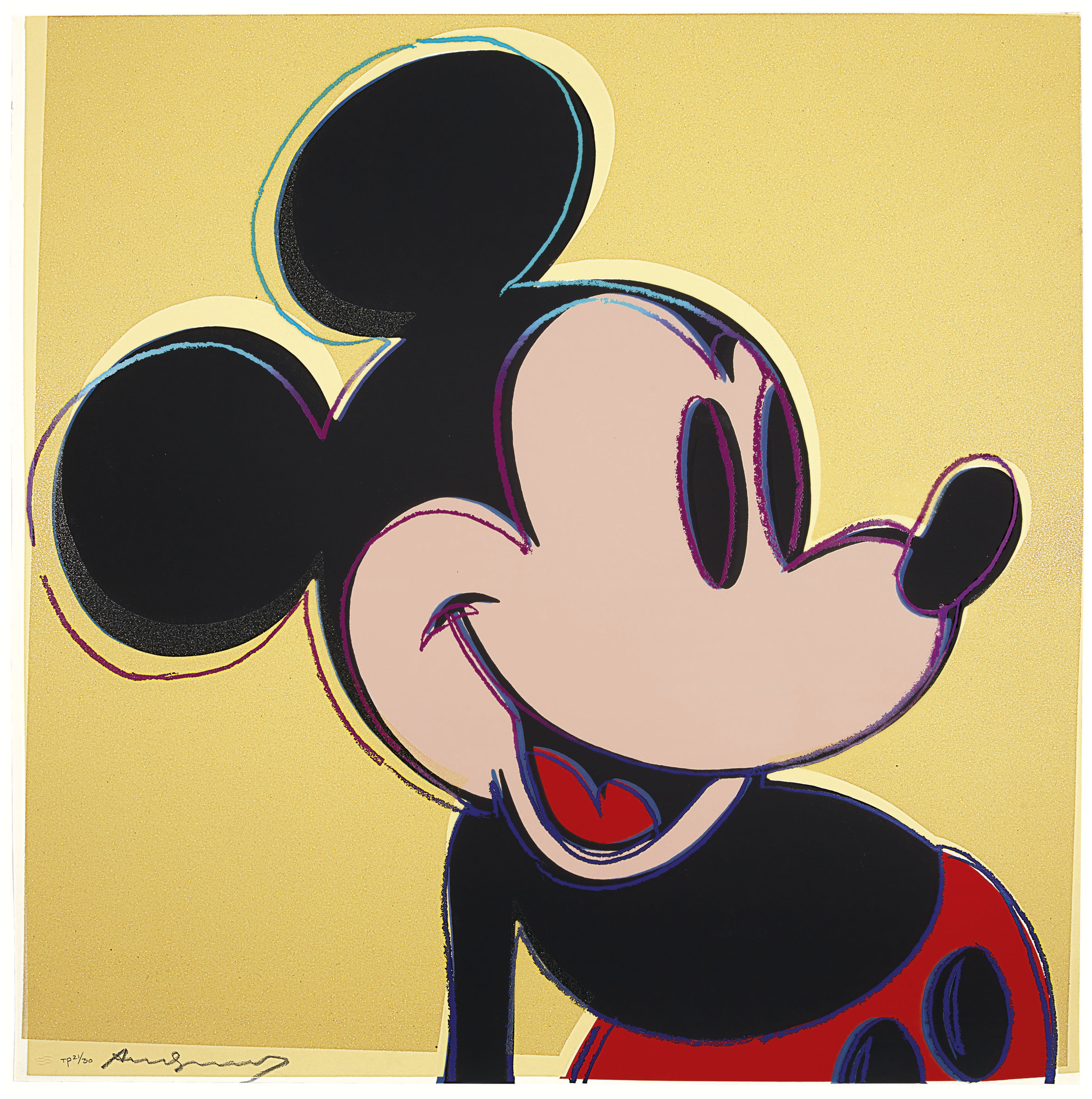 Andy Warhol - Mickey Mouse, from Myths