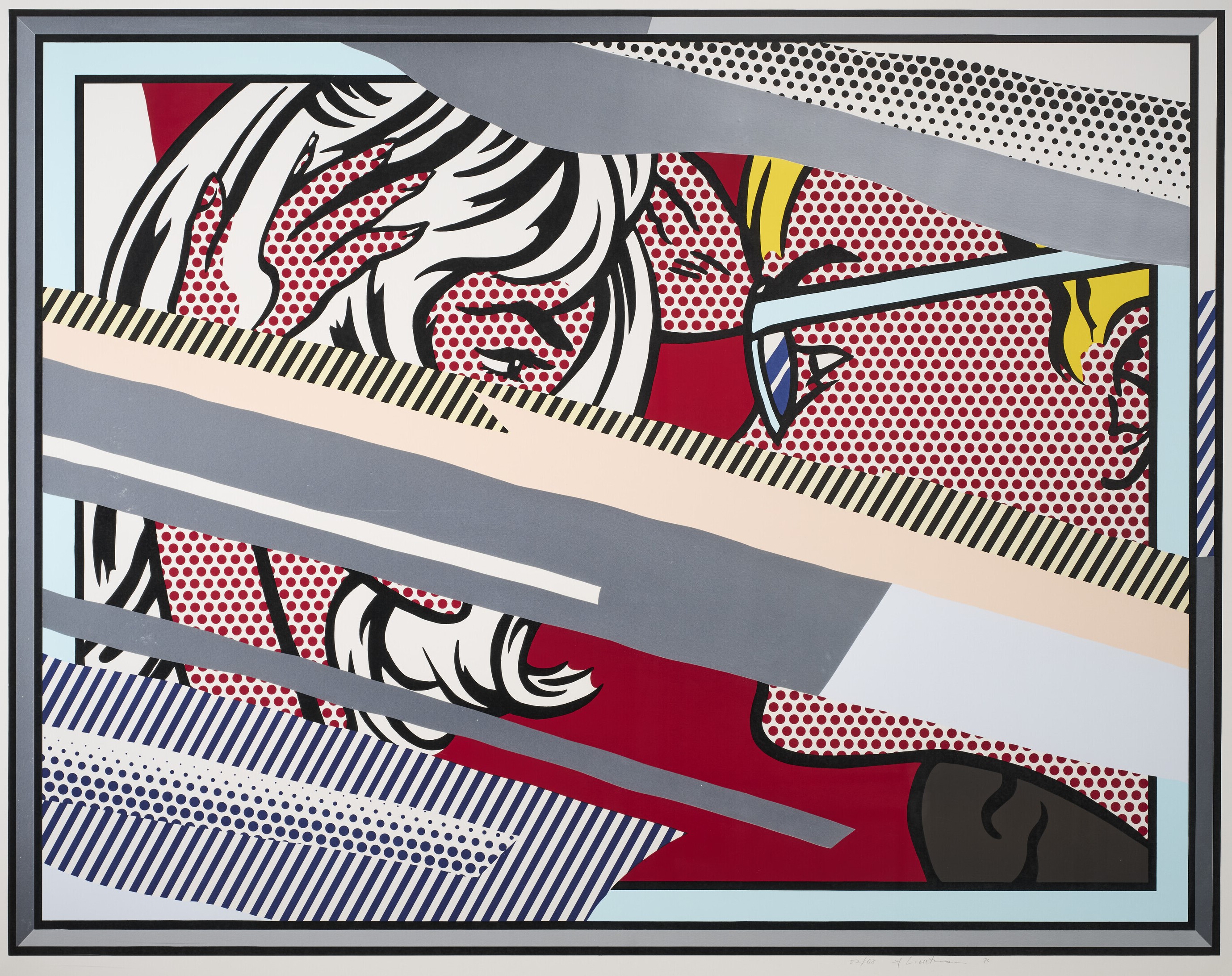Roy Lichtenstein - Reflections on Conversation, from Reflections Series
