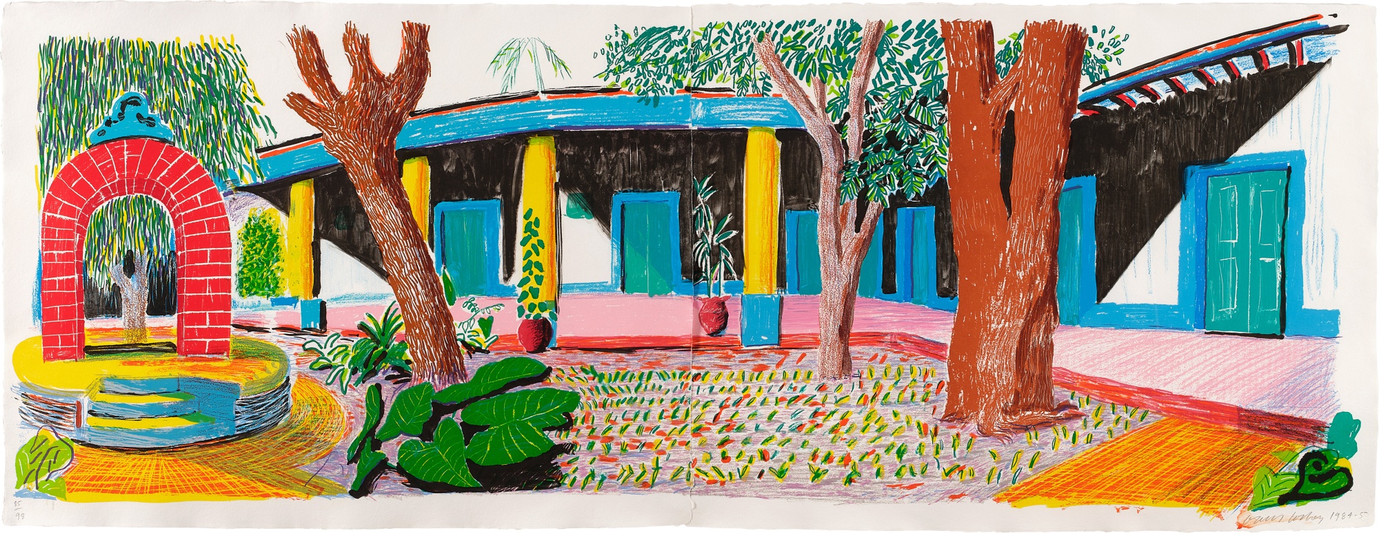 David Hockney - Hotel Acatlán: Second Day (from Moving Focus)