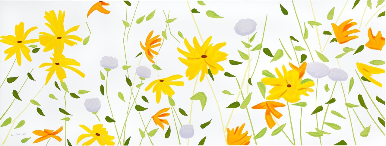 Alex Katz - "Summer Flowers". 2018