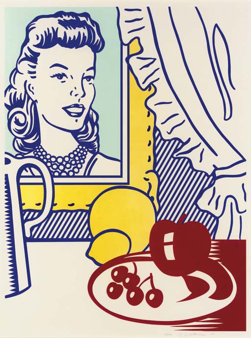 Roy Lichtenstein - Still Life with Portrait, from Six Still Life Series (C. 131)