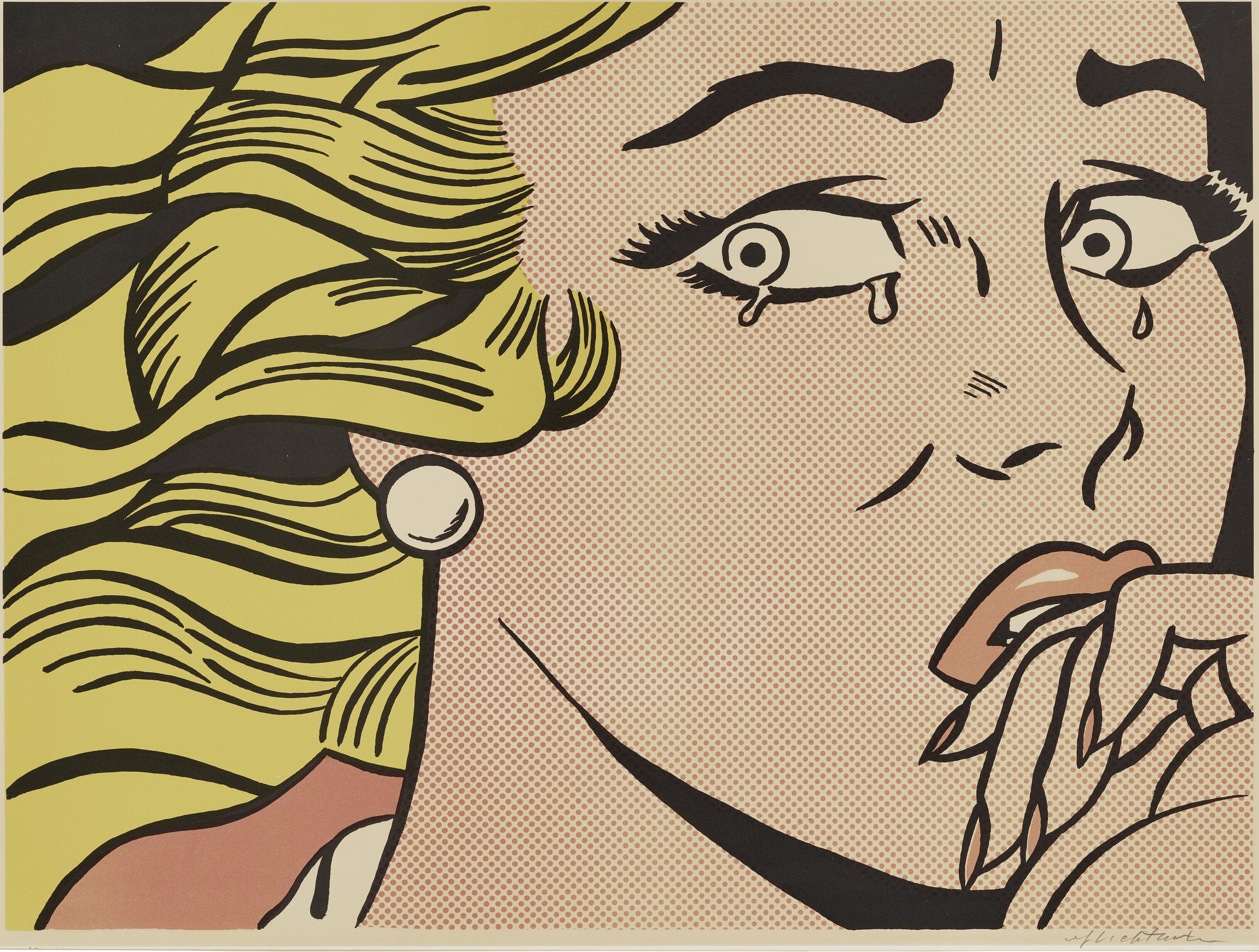 Roy Lichtenstein - Crying Girl