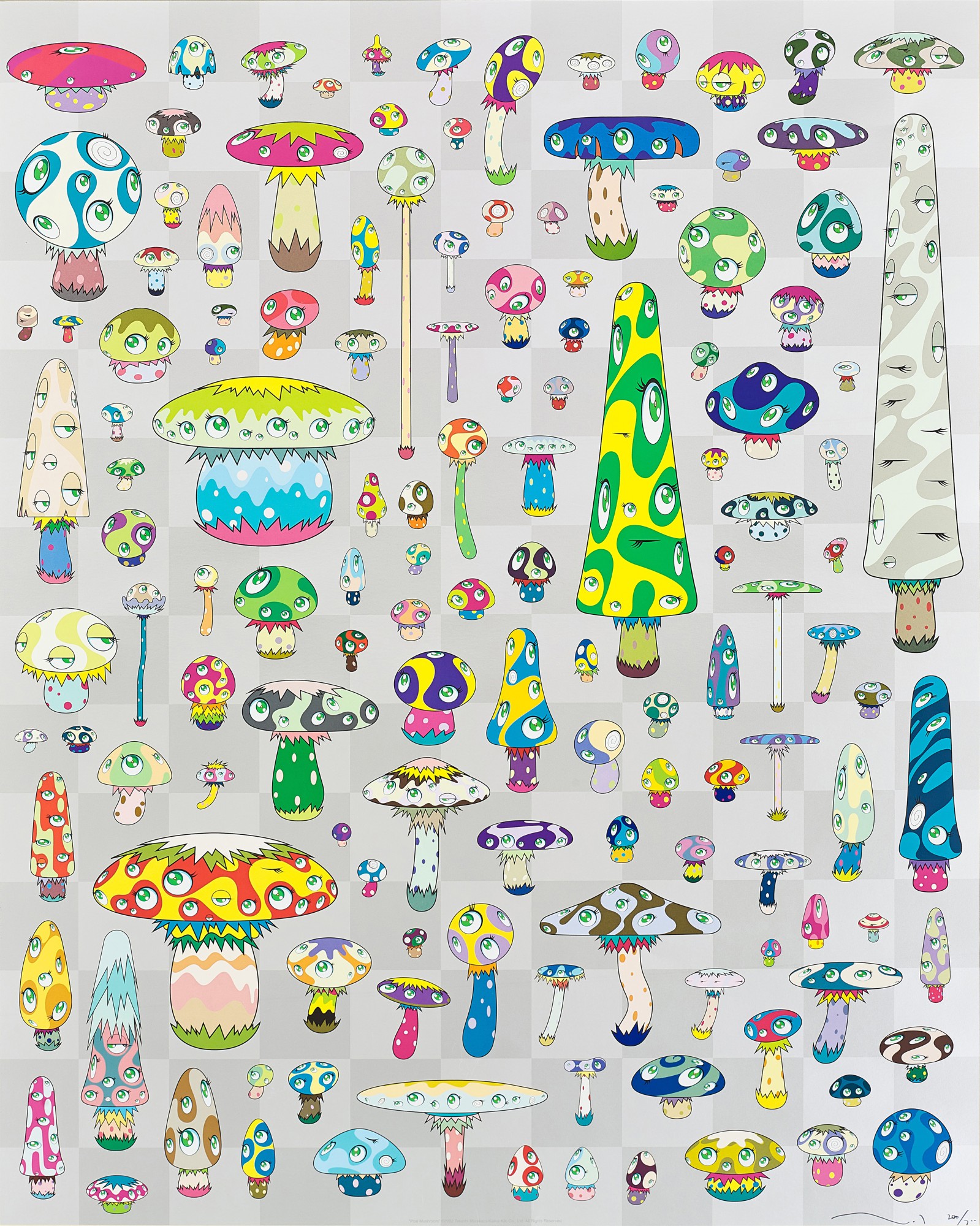 Takashi Murakami - Posi Mushroom