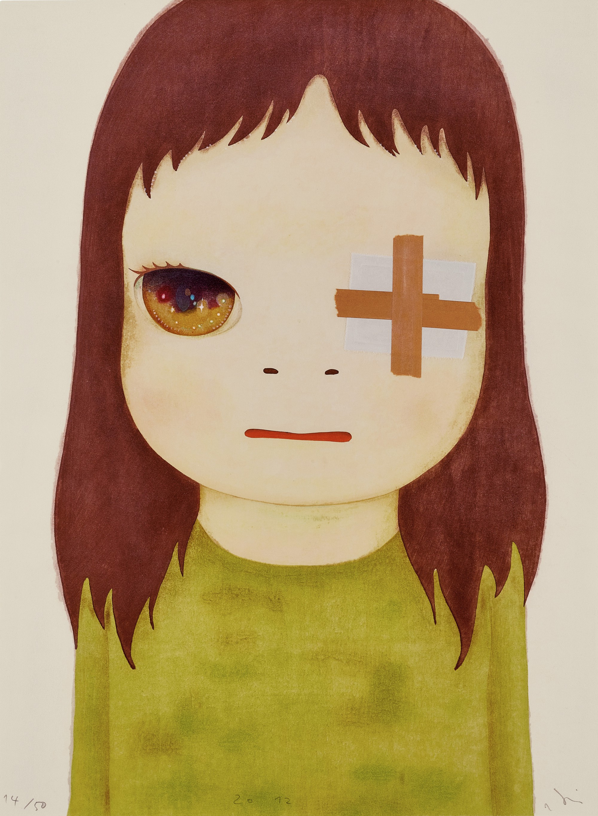 Yoshitomo Nara - Untitled (Eye Patch)