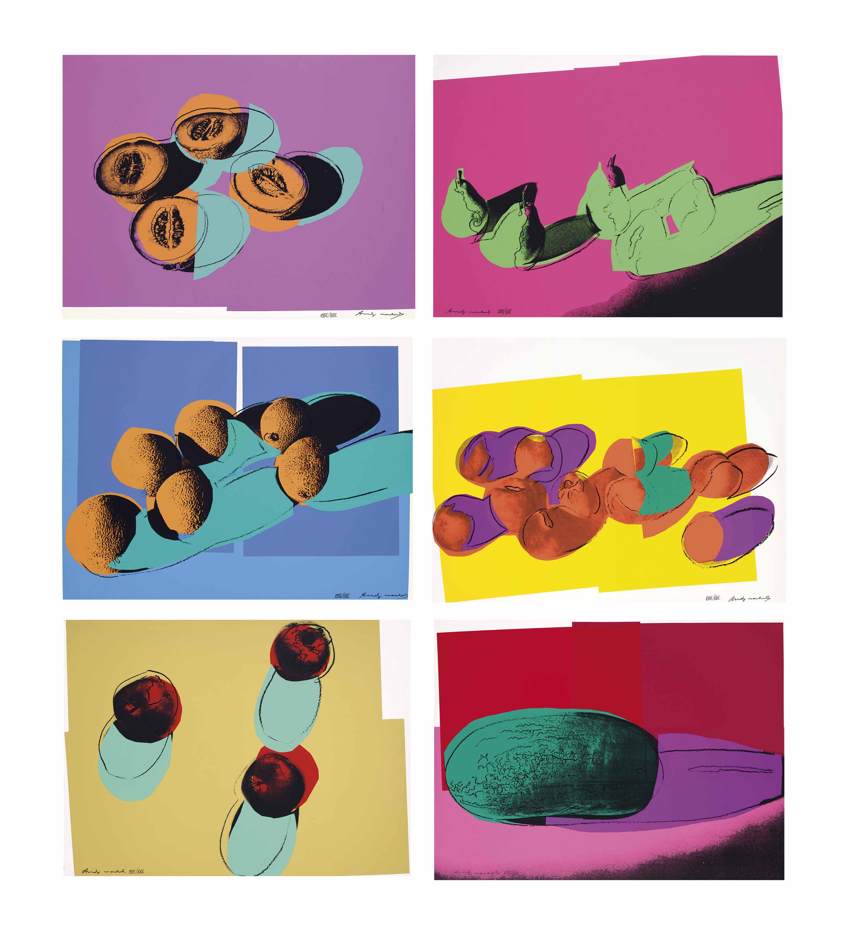 Andy Warhol - Space Fruit: Still Lifes