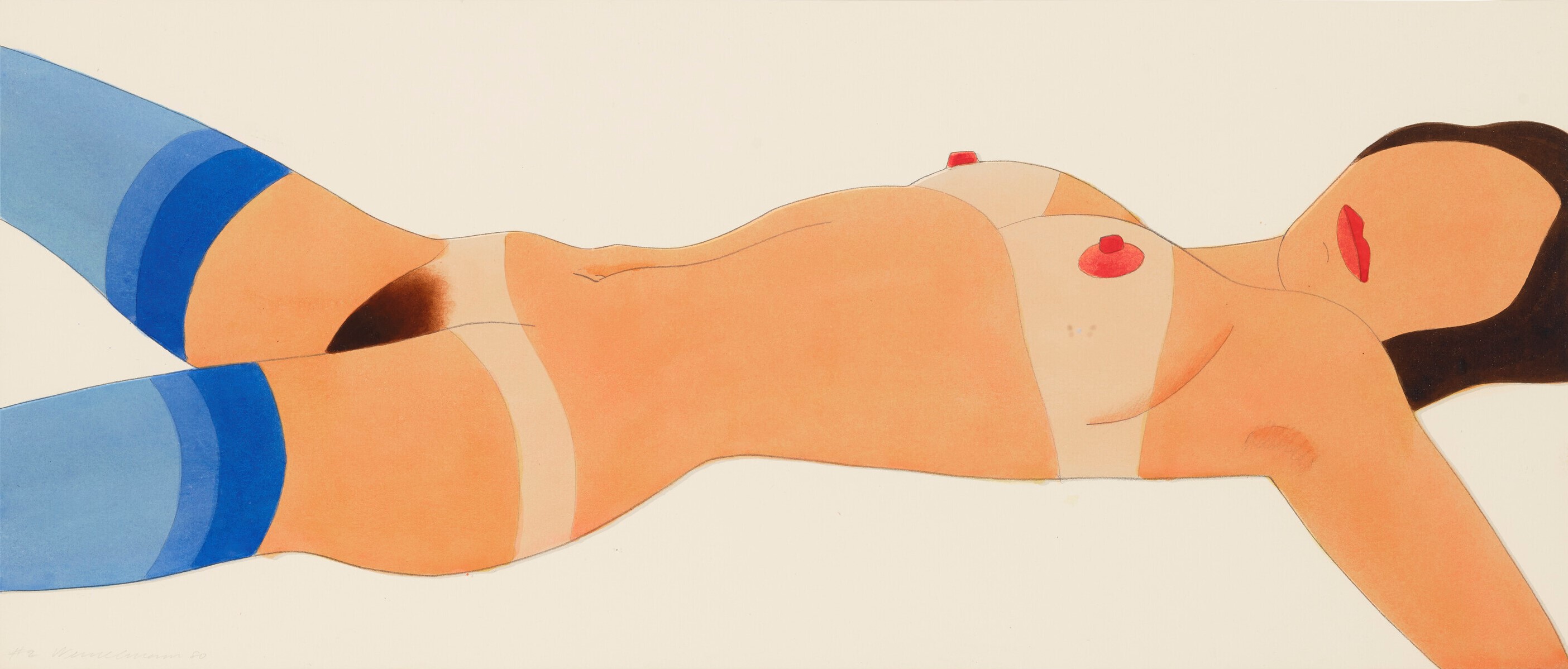 Tom Wesselmann - Stockinged Nude