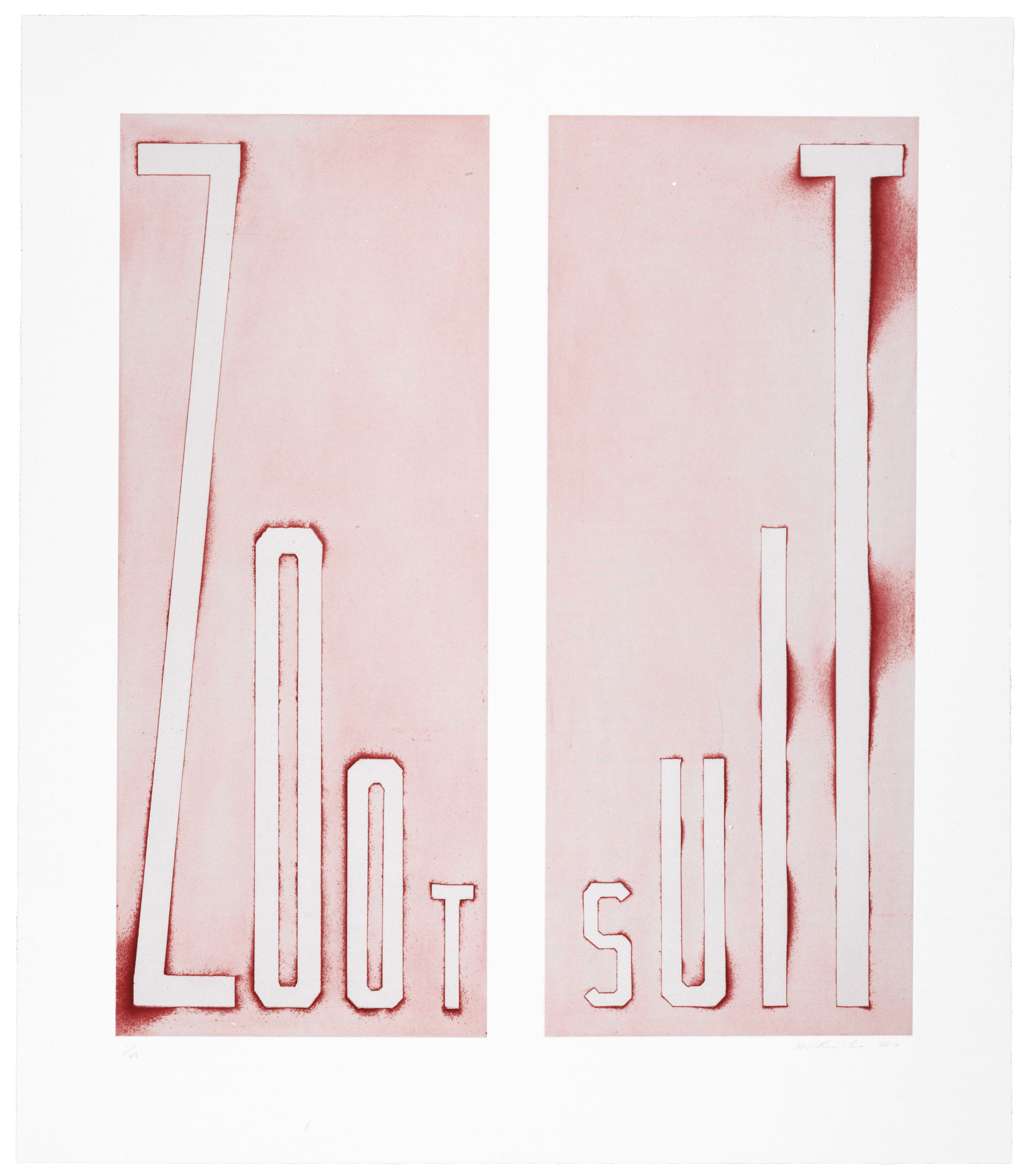 Ed Ruscha - Zoot Suit