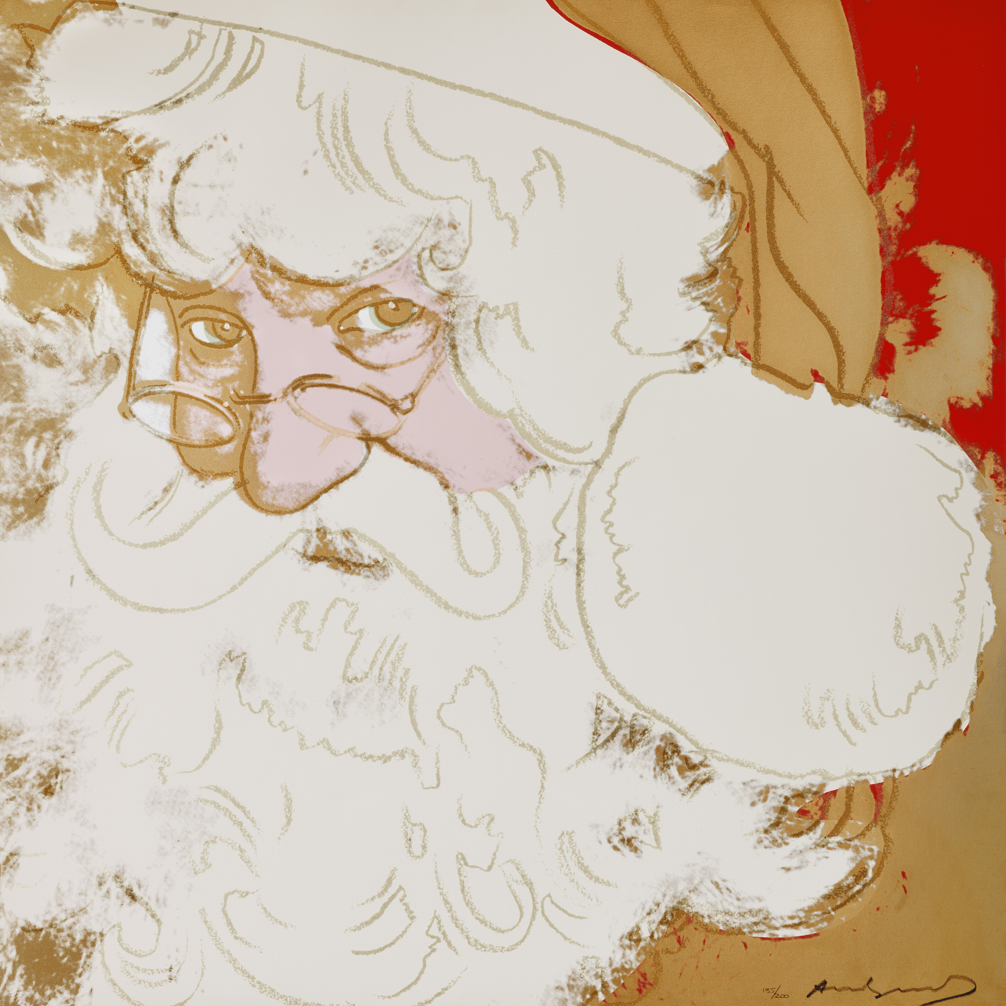 Andy Warhol - Santa Claus, from Myths