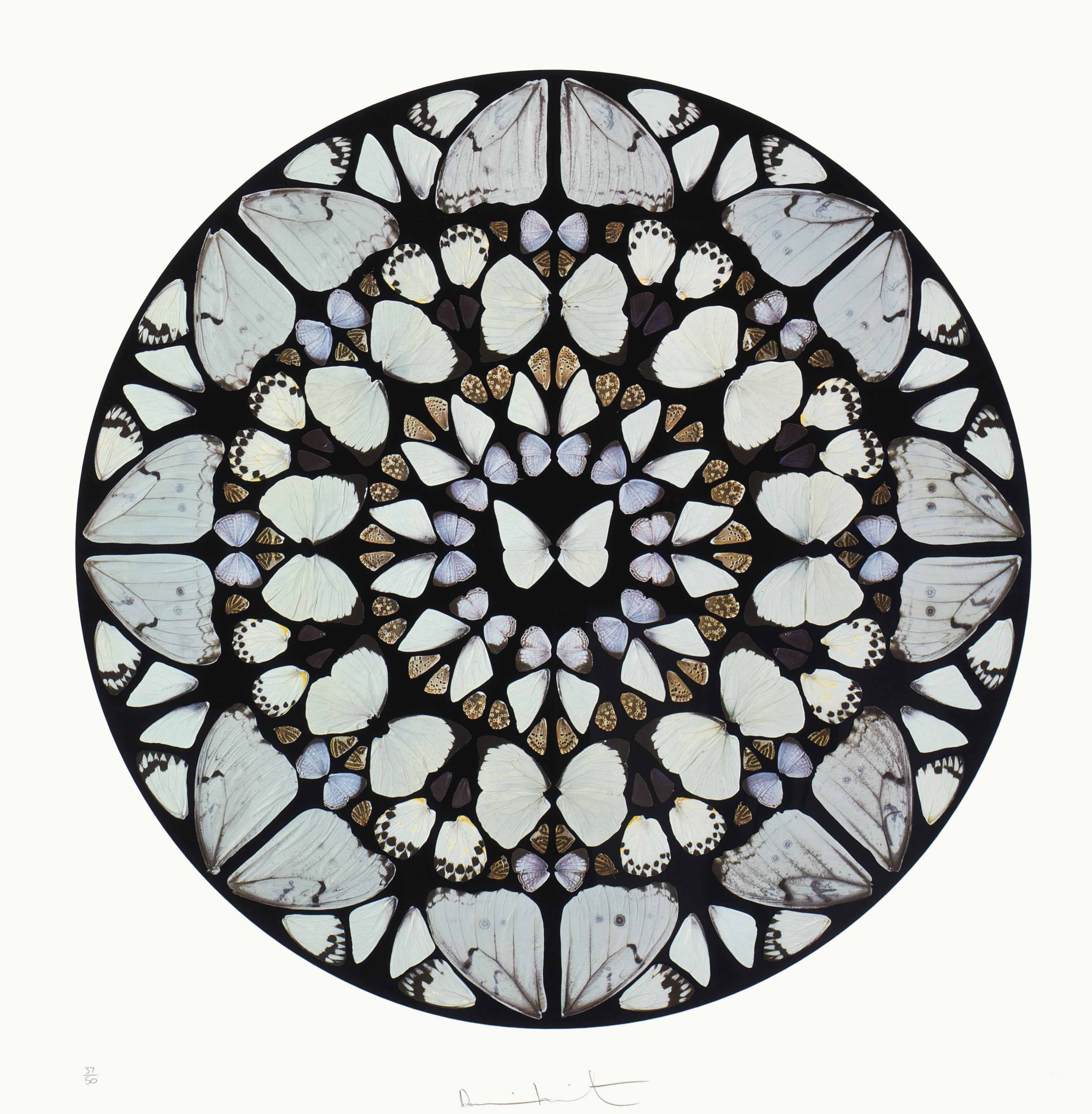 Damien Hirst - Psalm Print: Benedictus Dominus
