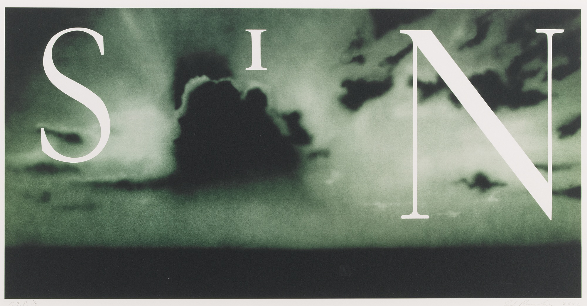 Ed Ruscha - Sin-Without