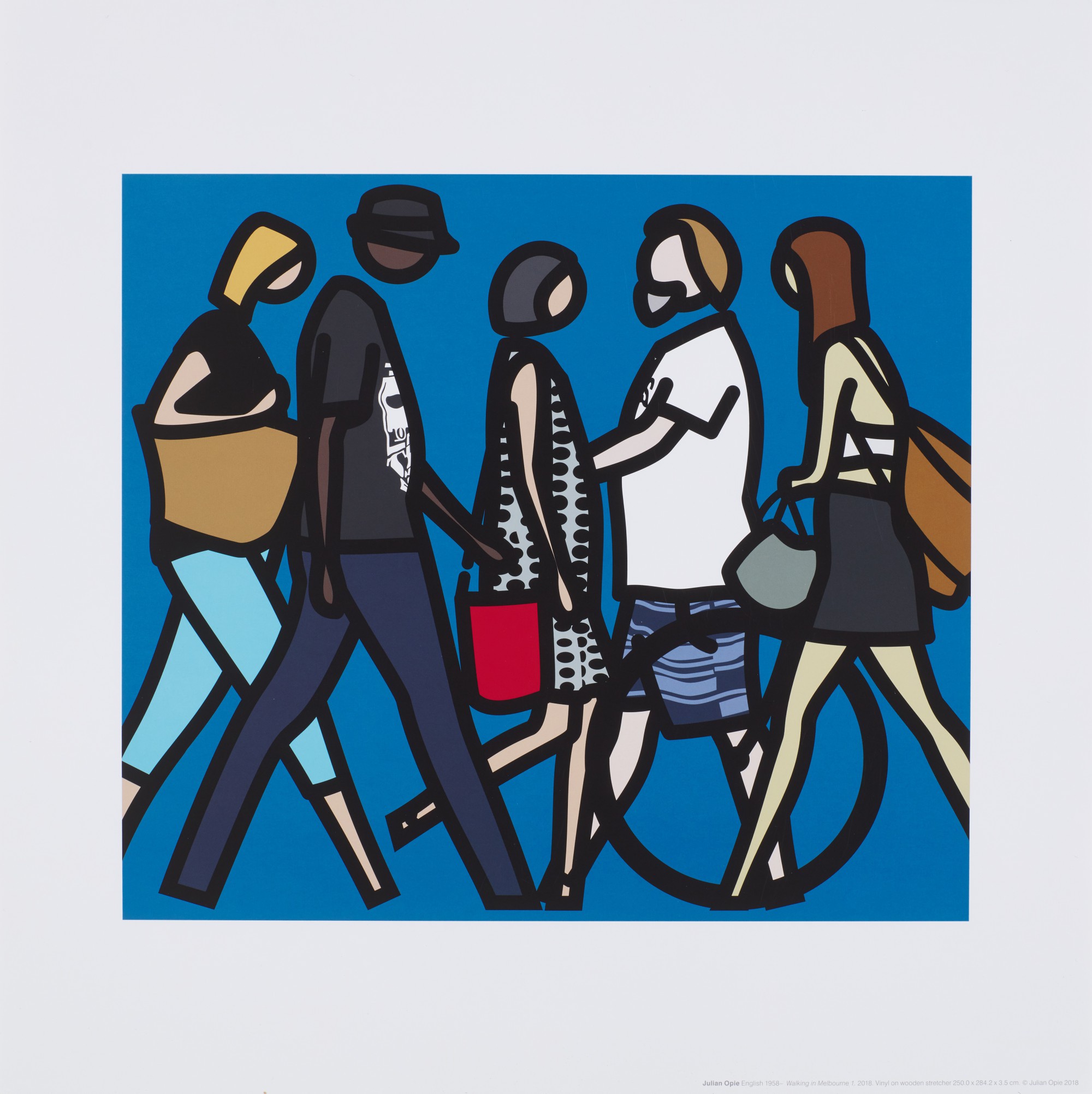 Julian Opie - Walking in Melbourne I