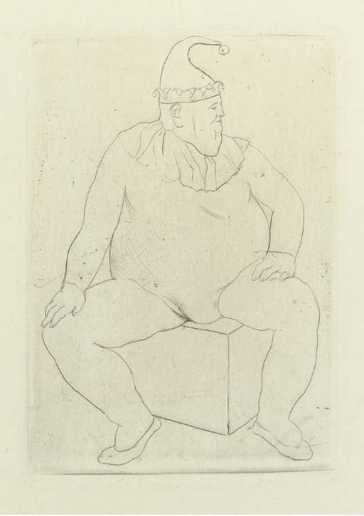 Pablo Picasso - Le Saltimbanque au Repos, from La Suite des Saltimbanques (B. 10; Ba. 12)