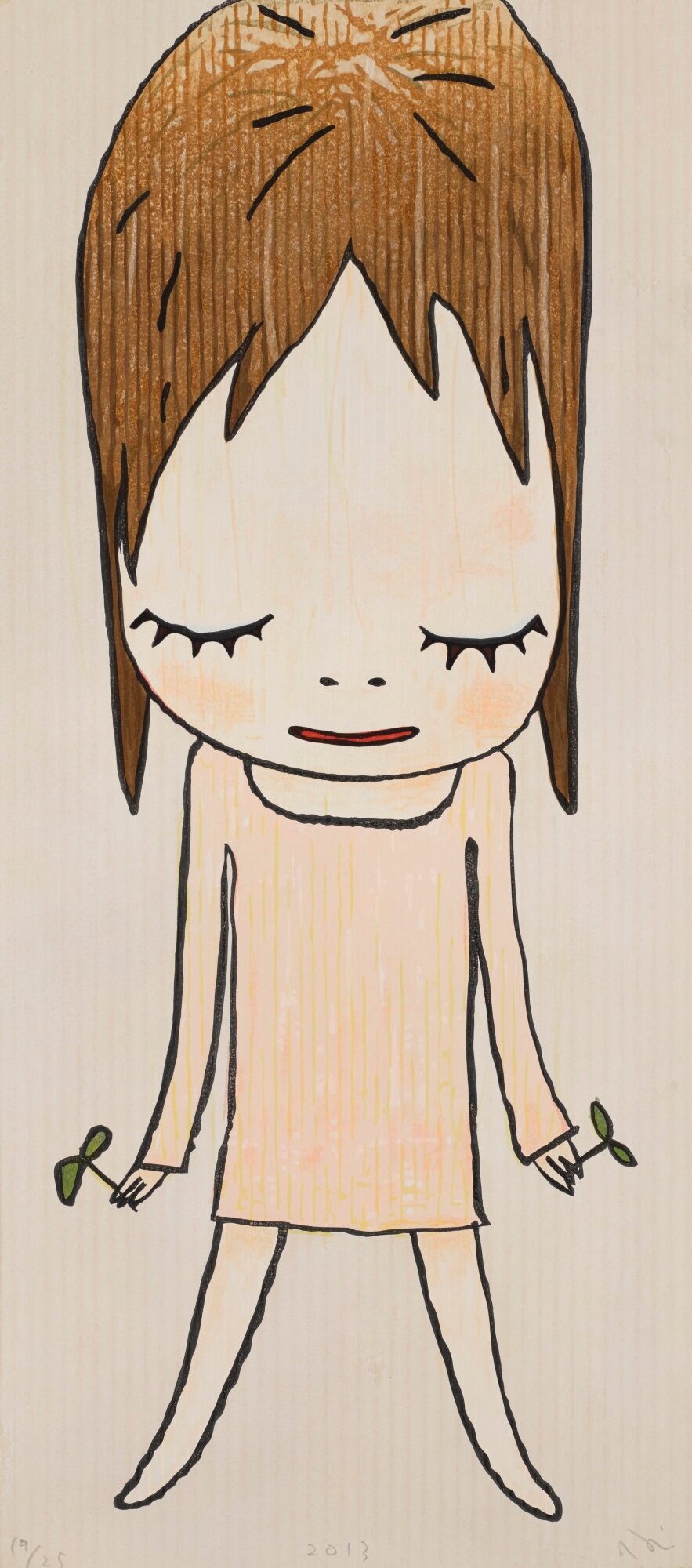 Yoshitomo Nara - Sprouts in Hands