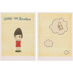 Yoshitomo Nara - Over the Rainbow (No. YNF4214, YNF4215)