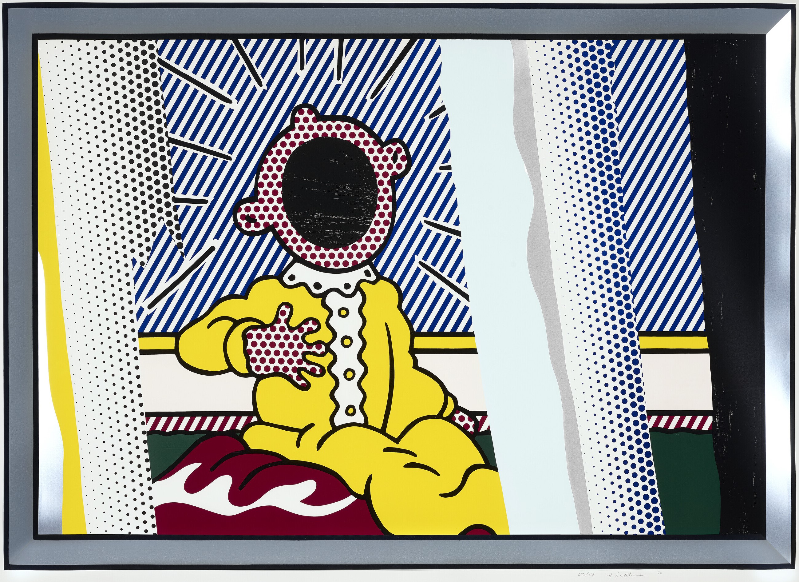 Roy Lichtenstein - Reflections on The Scream, from Reflections Series