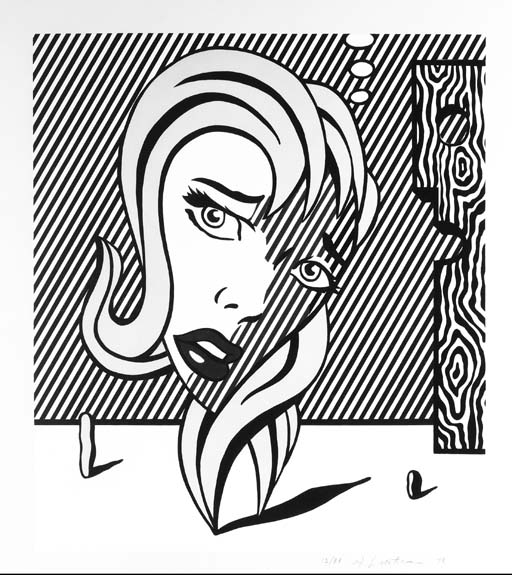 Roy Lichtenstein - Blonde, from the Surrealist Series