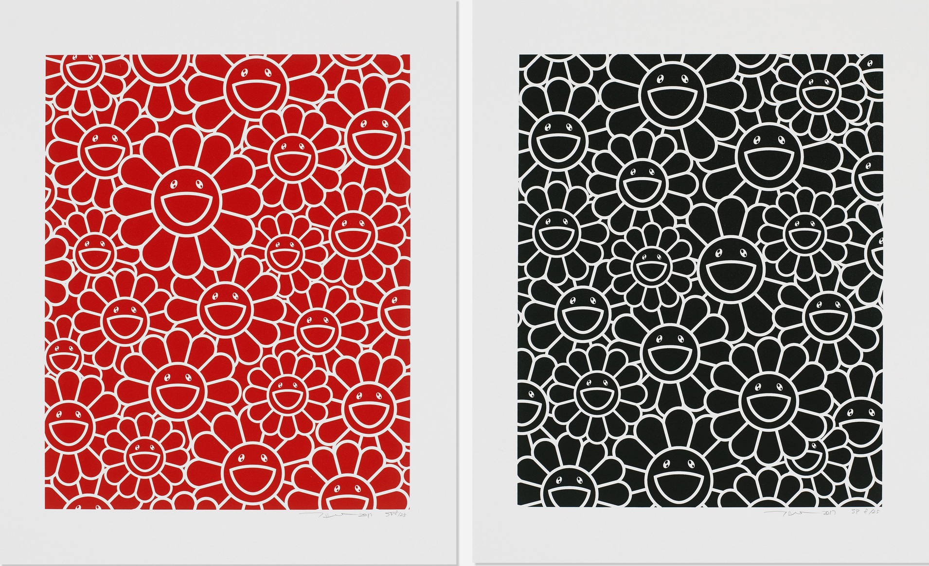 Takashi Murakami - Untitled (two works)