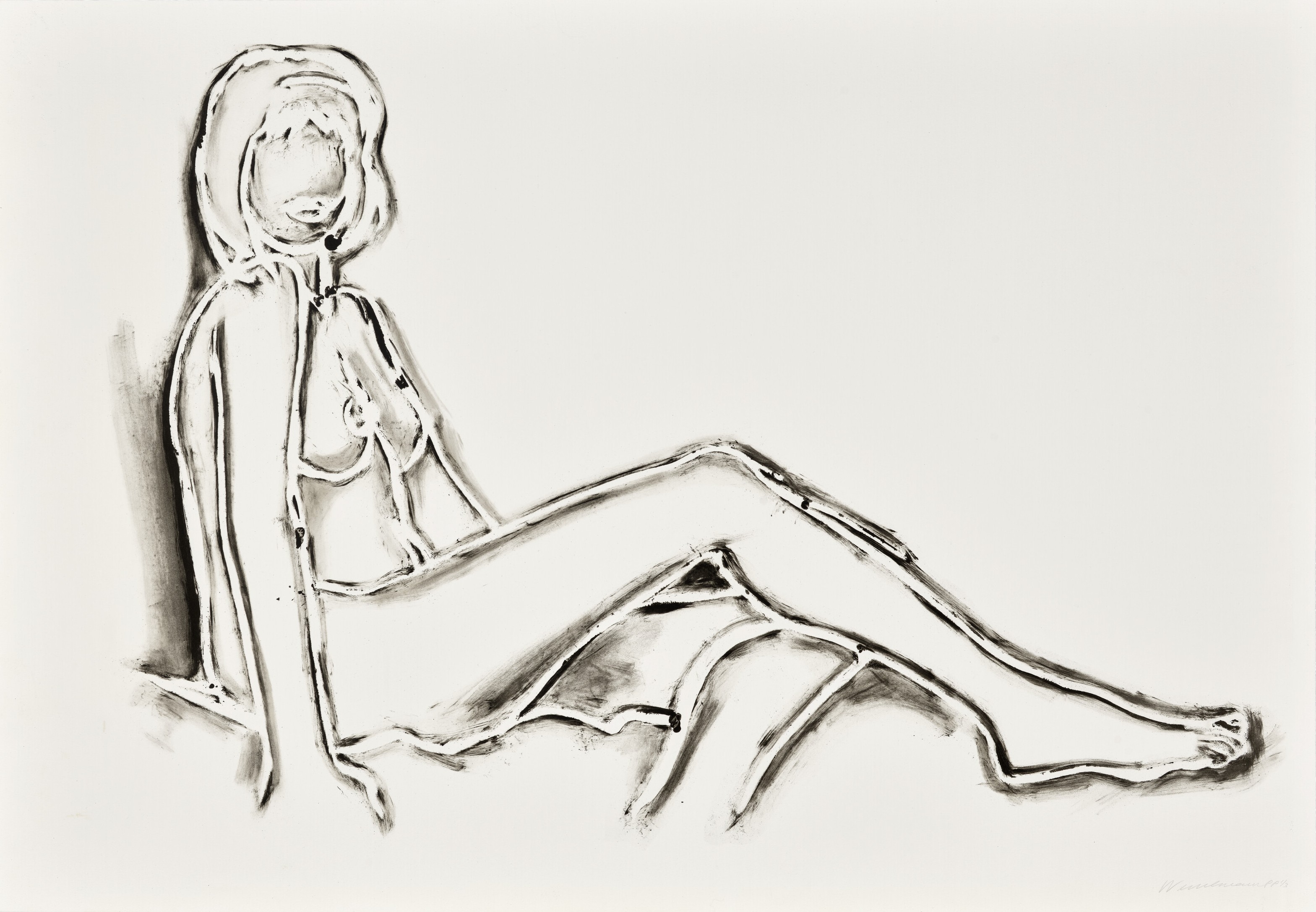 Tom Wesselmann - Monica Sitting, One Leg on the Other